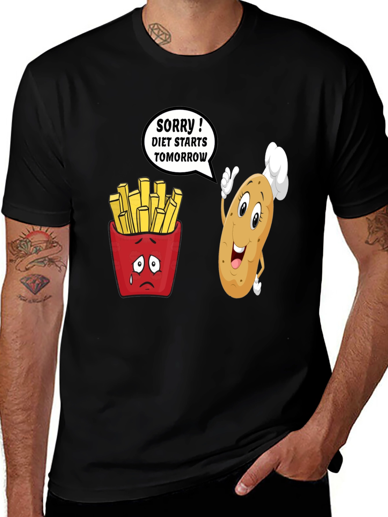 Diet Starts Tomorrow Funny T-Shirt