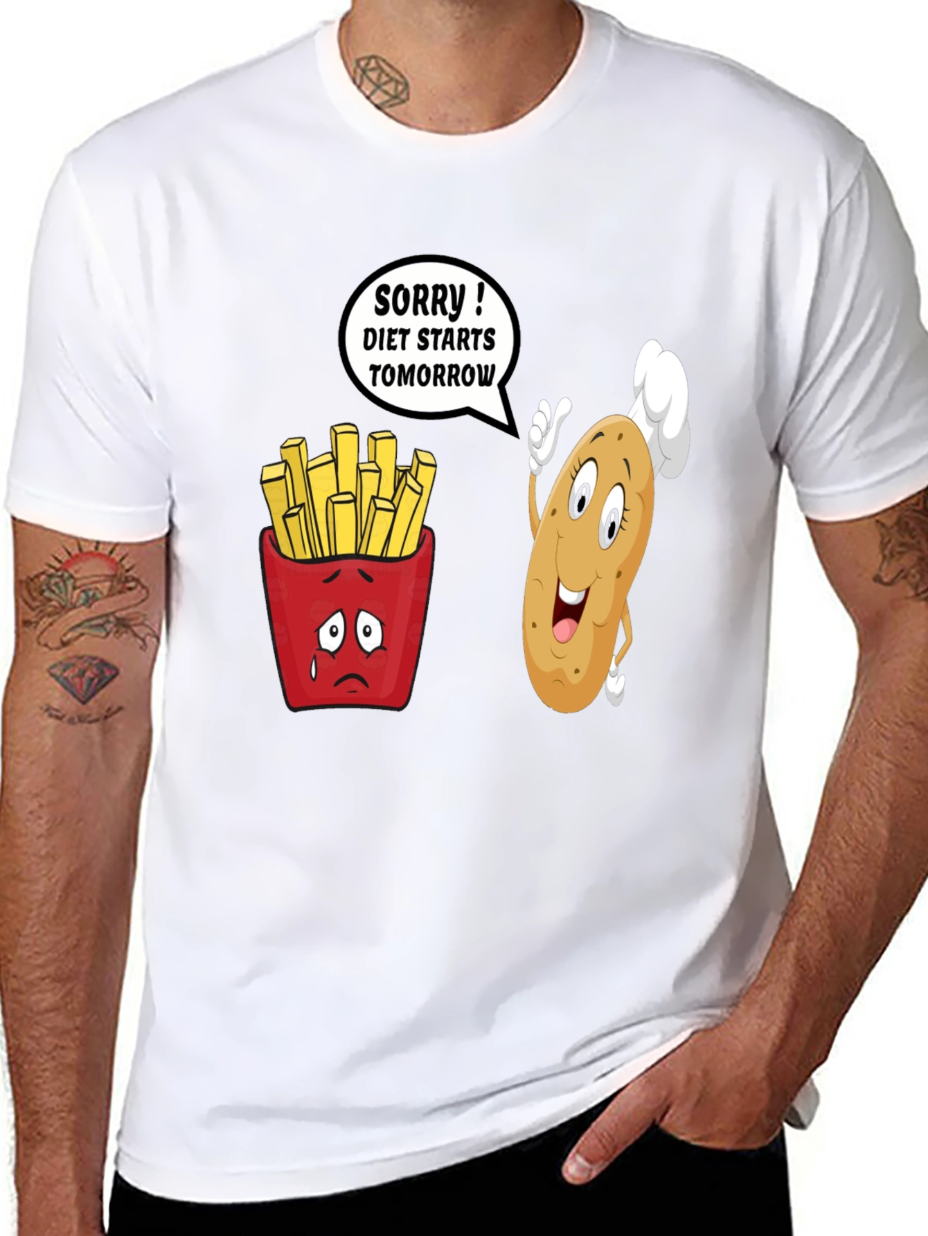 Diet Starts Tomorrow Funny T-Shirt