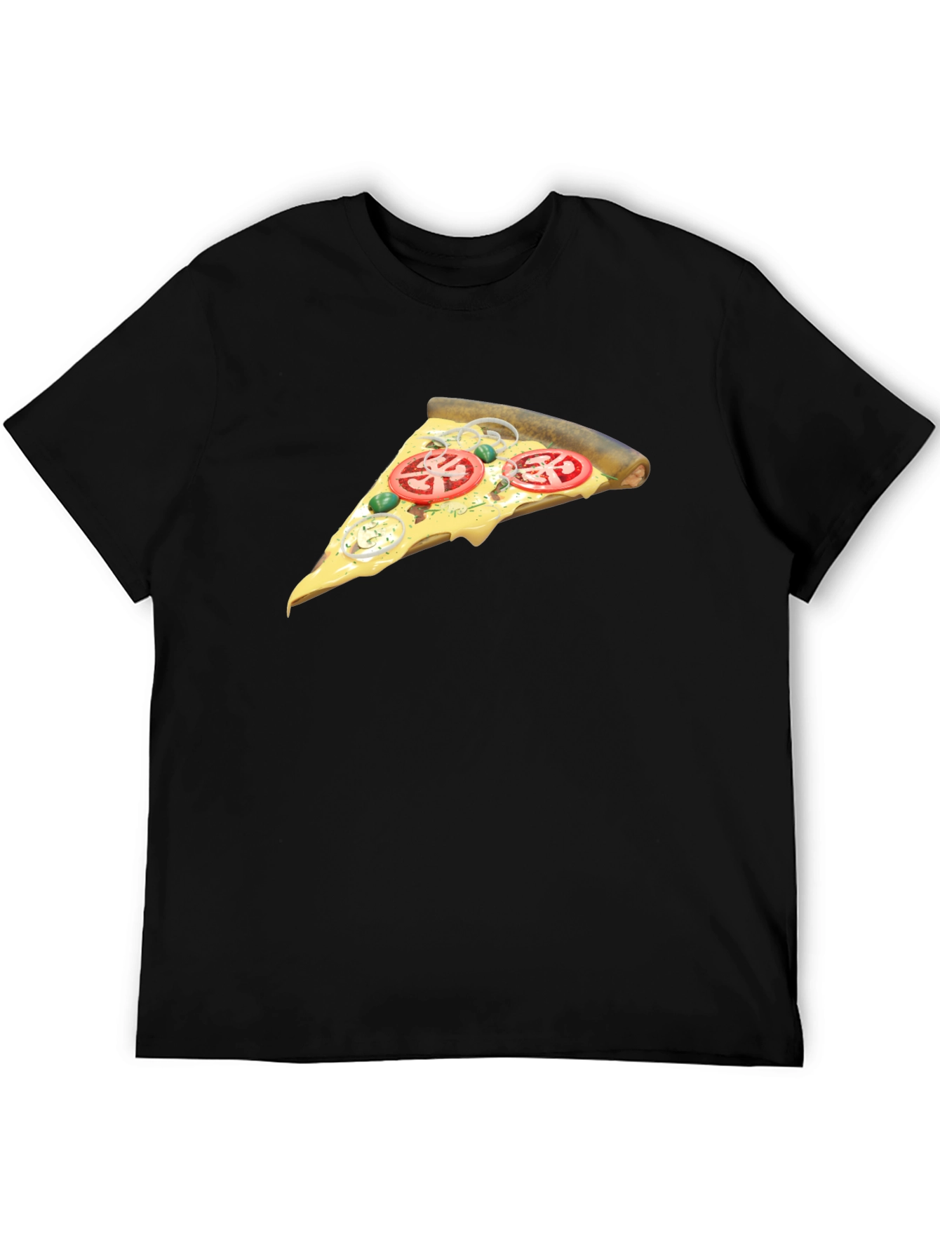 Pizza Slice Graphic T-Shirt - Unisex Casual Tee