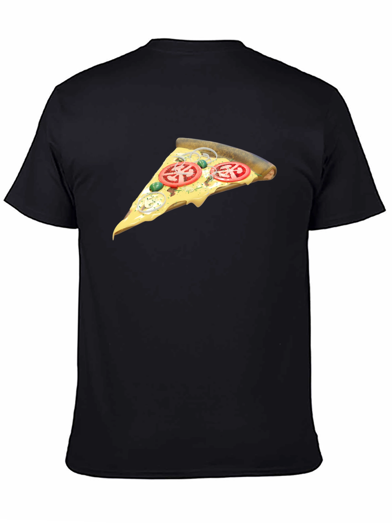 Pizza Slice Graphic T-Shirt - Unisex Casual Tee