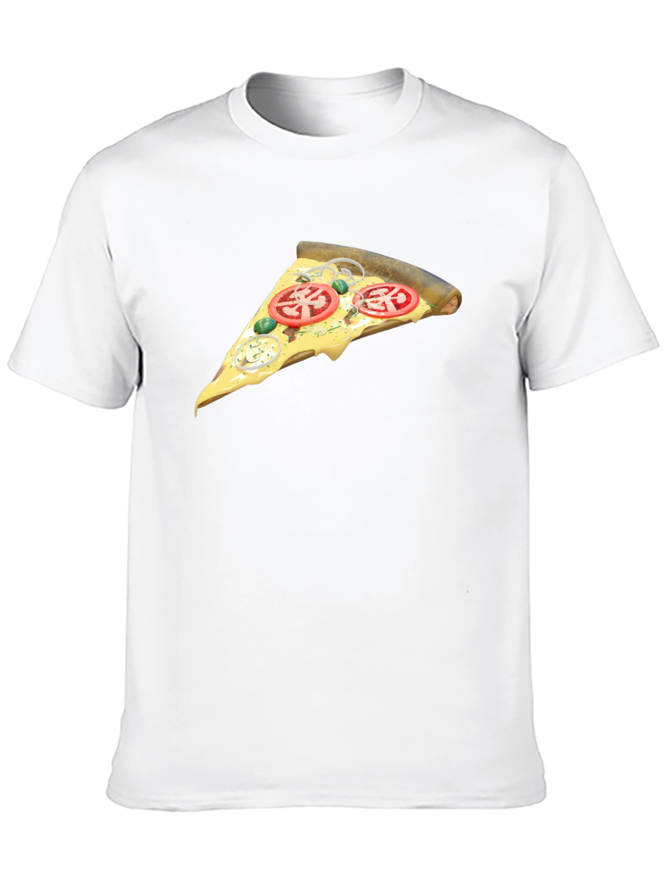 Pizza Slice Graphic T-Shirt - Unisex Casual Tee