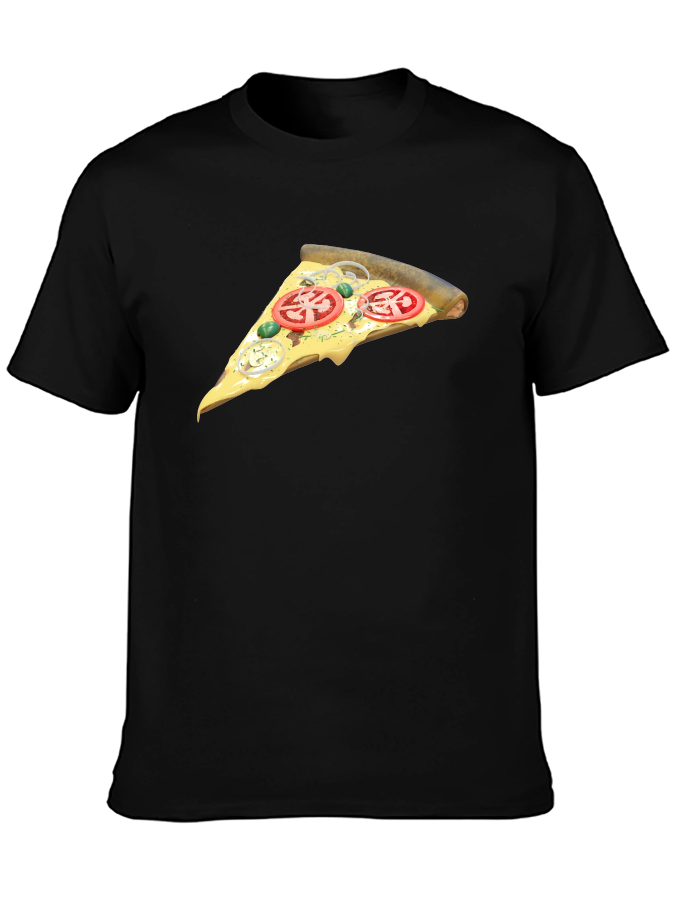 Pizza Slice Graphic T-Shirt - Unisex Casual Tee