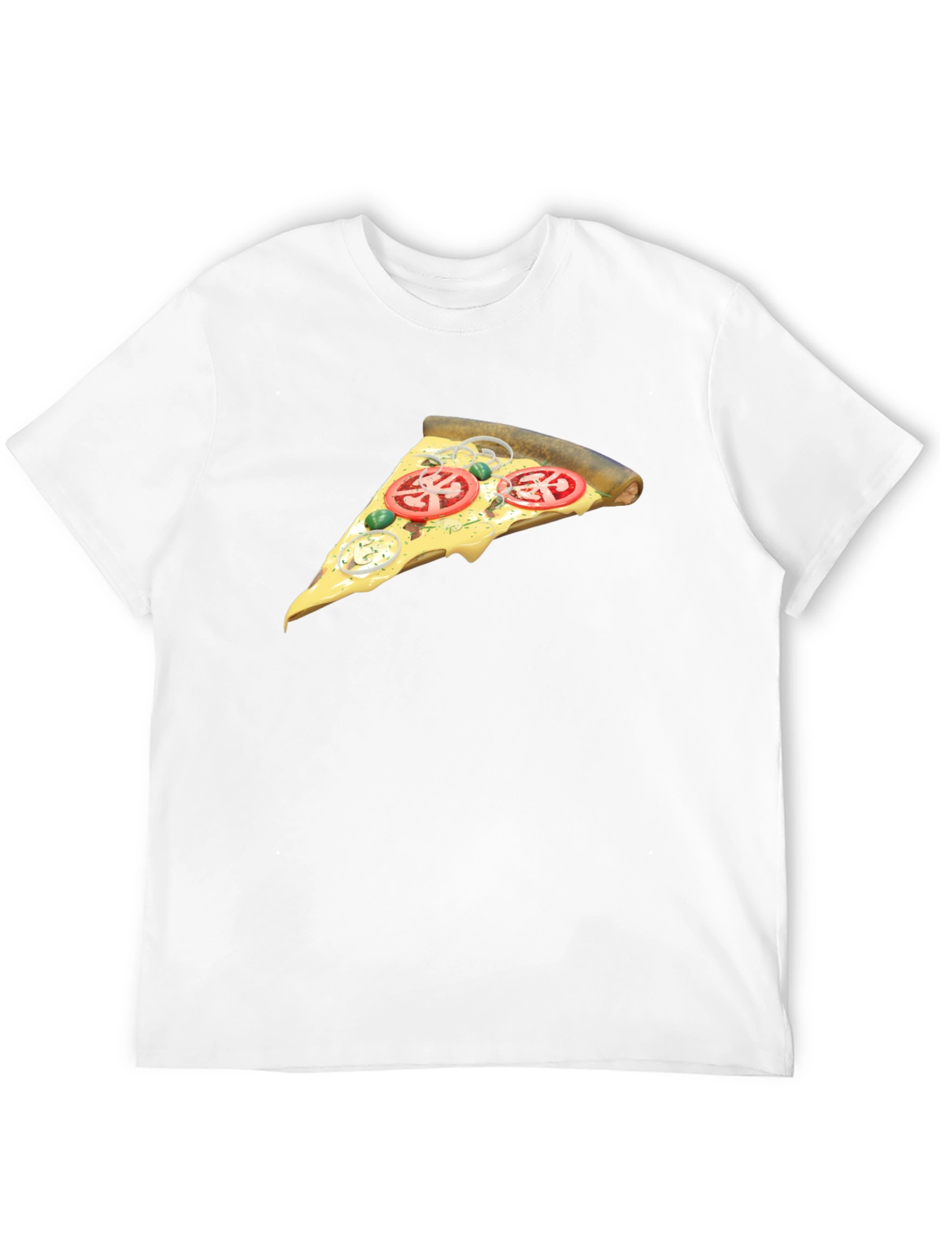Pizza Slice Graphic T-Shirt - Unisex Casual Tee