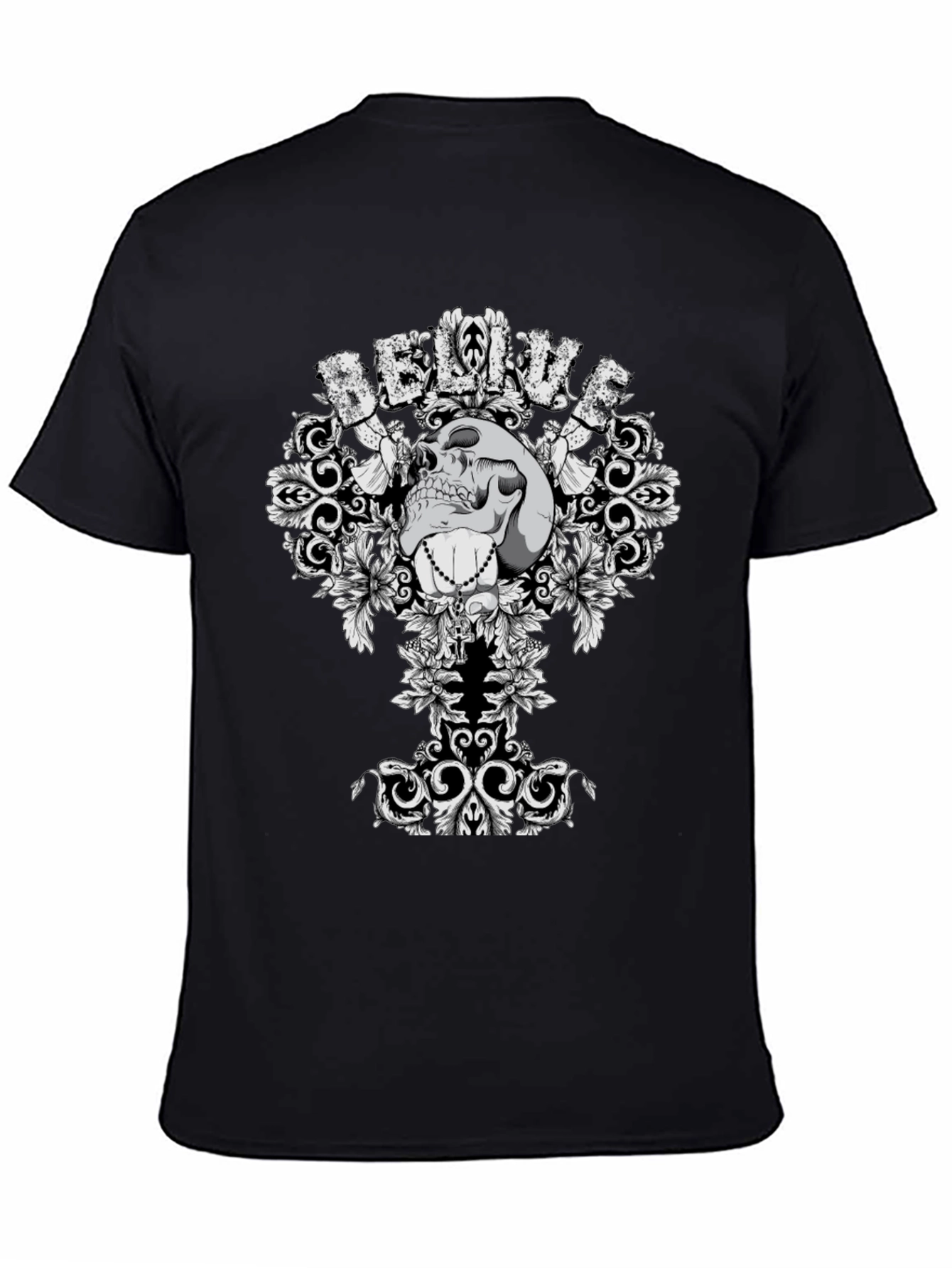 Skull Graphic Tee - Believe T-Shirt