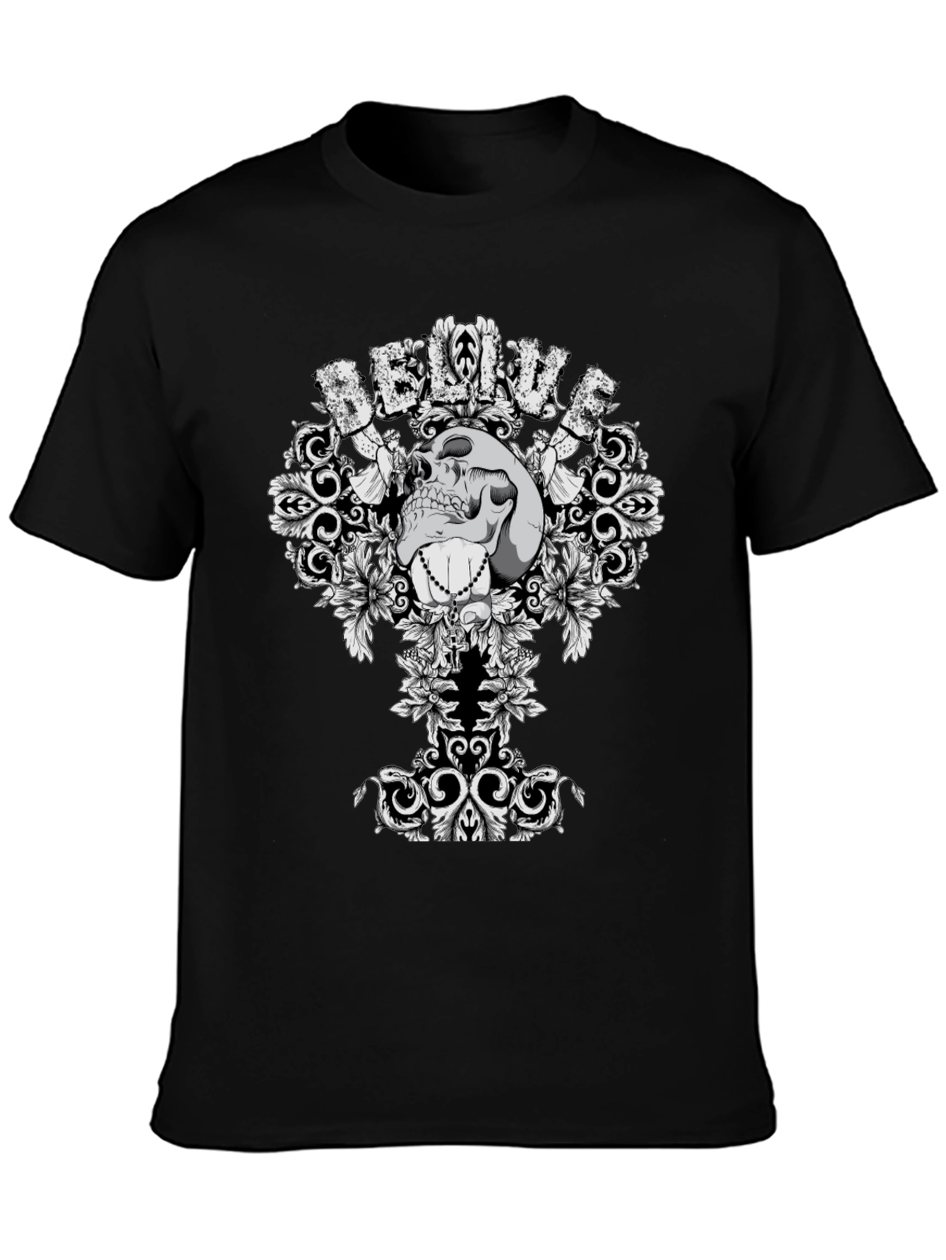 Skull Graphic Tee - Believe T-Shirt