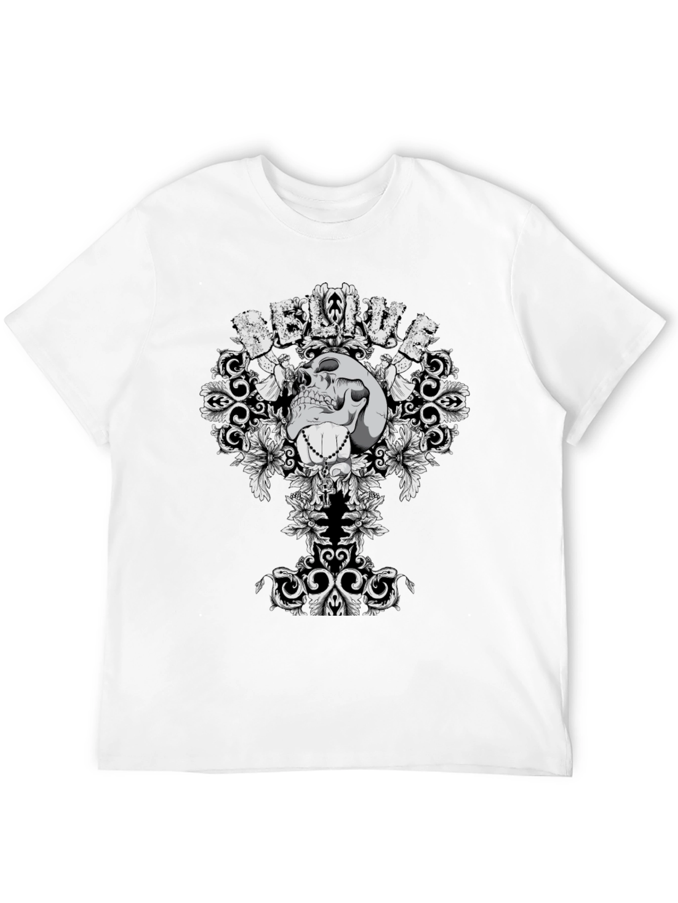 Skull Graphic Tee - Believe T-Shirt