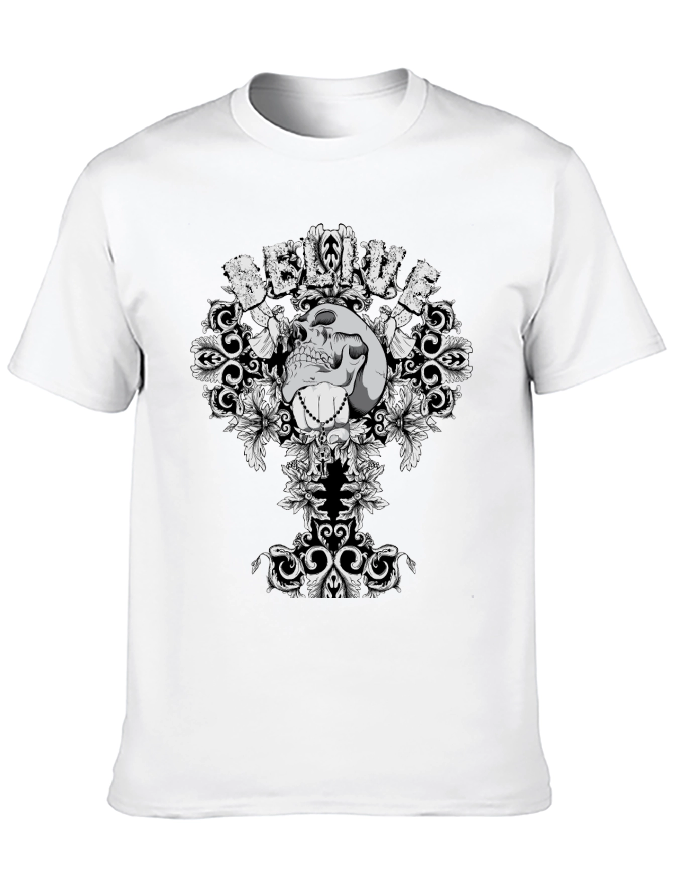 Skull Graphic Tee - Believe T-Shirt