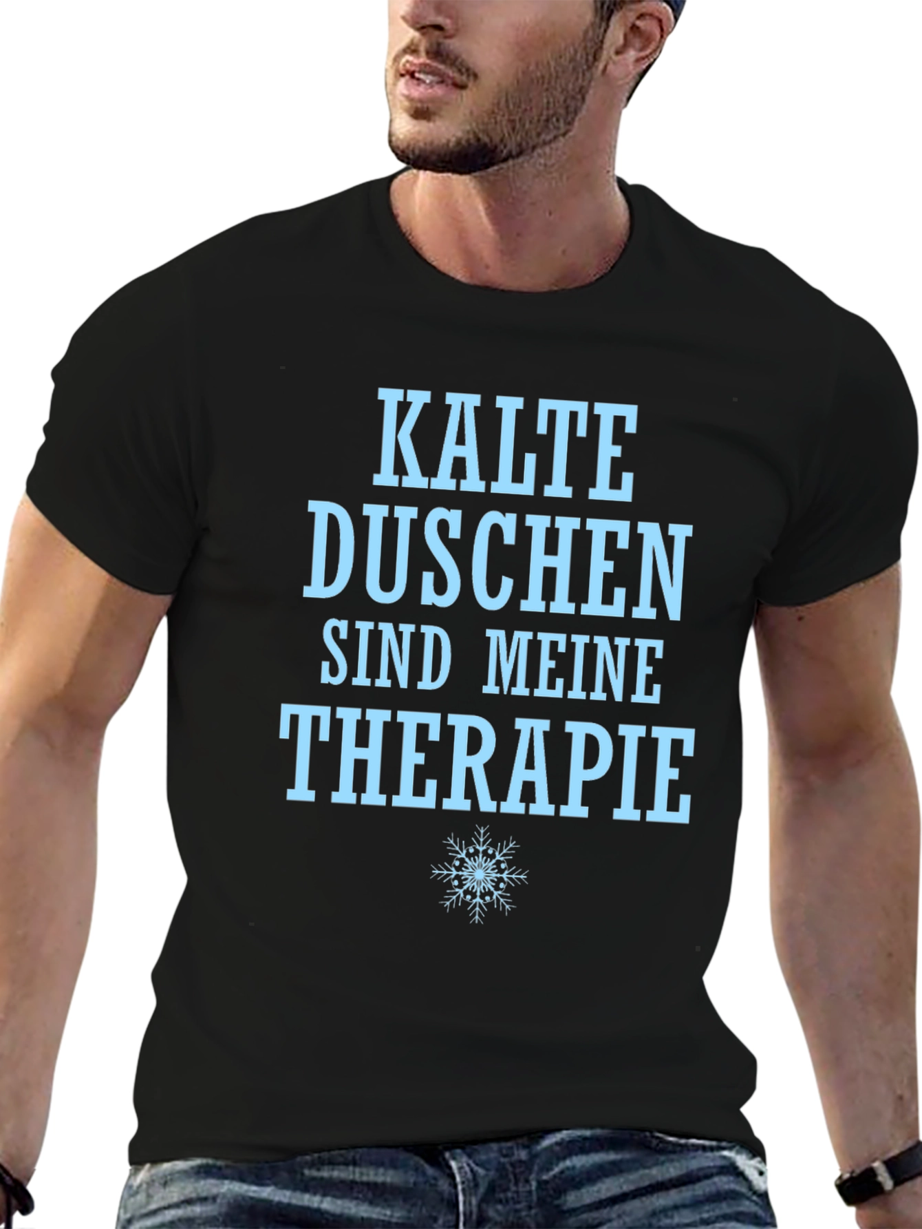 Funny Cold Shower Therapy T-Shirt