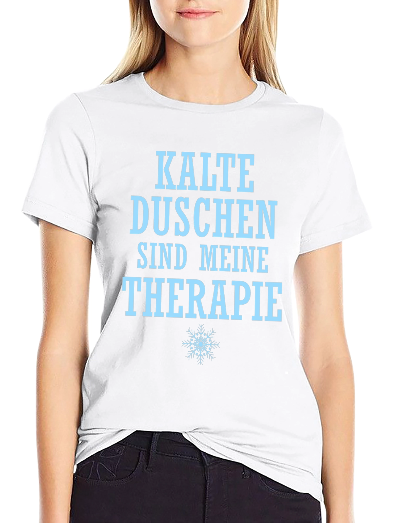 Funny Cold Shower Therapy T-Shirt
