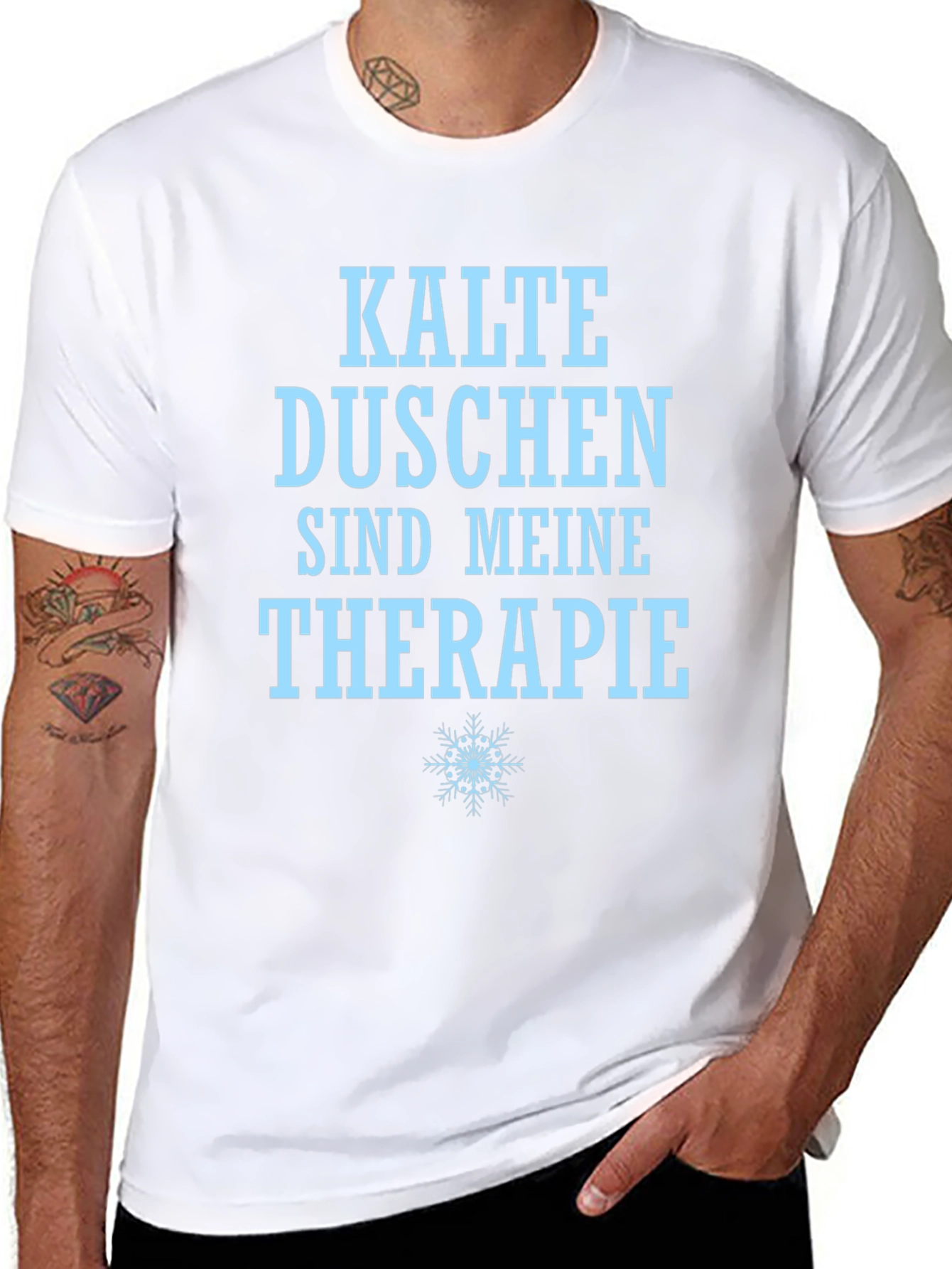 Funny Cold Shower Therapy T-Shirt