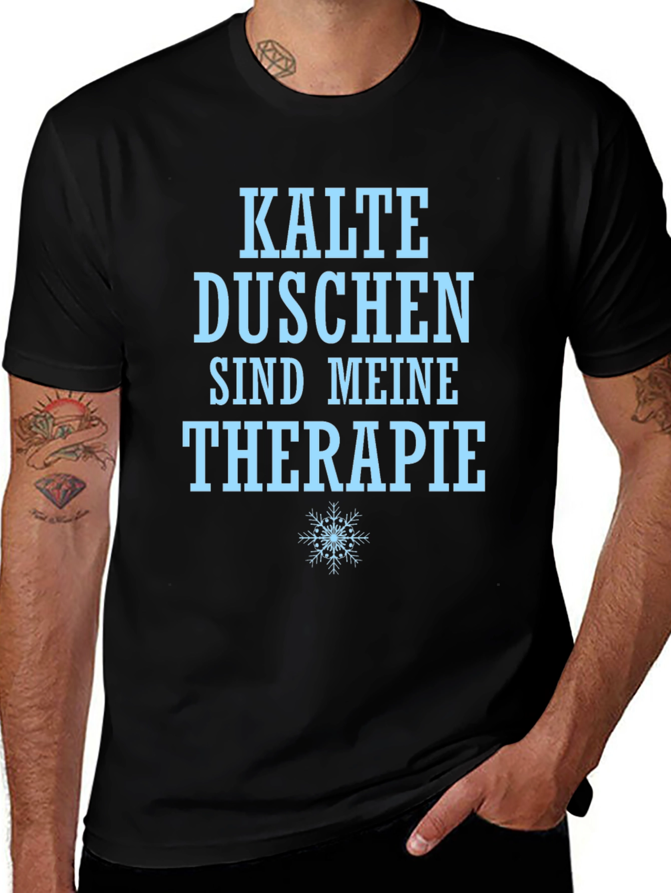 Funny Cold Shower Therapy T-Shirt