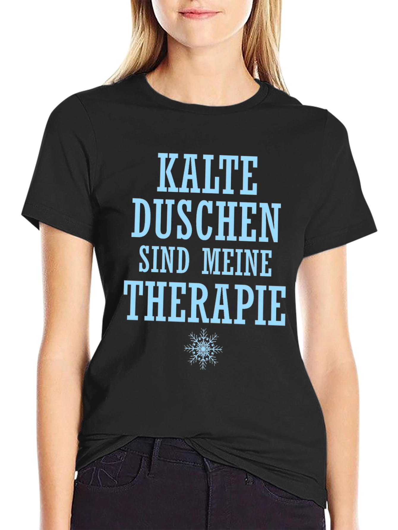 Funny Cold Shower Therapy T-Shirt