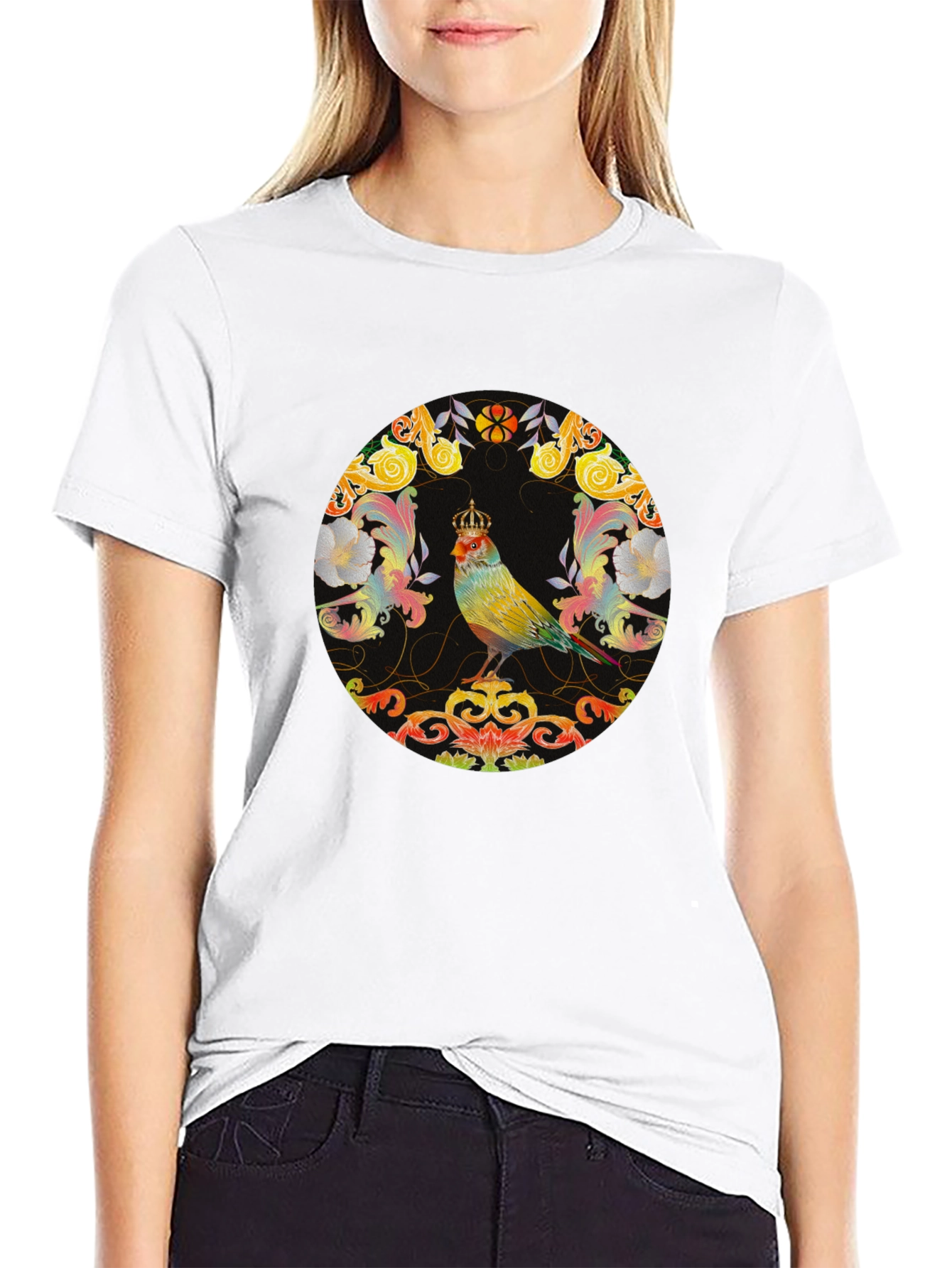 Bird King Graphic Tee - Regal Design