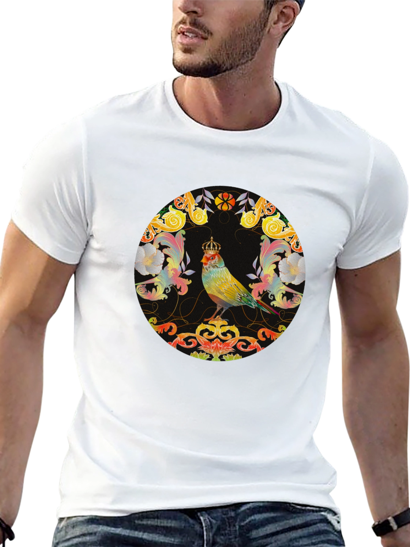 Bird King Graphic Tee - Regal Design