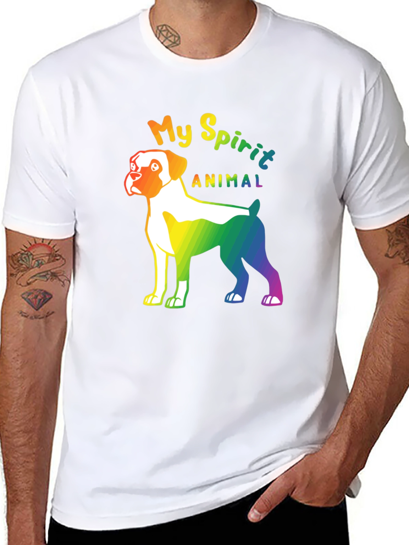 My Spirit Animal Boxer Dog Pride T-Shirt