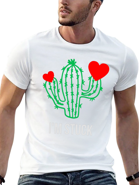 Im Stuck Cactus T-Shirt - Funny Graphic Tee