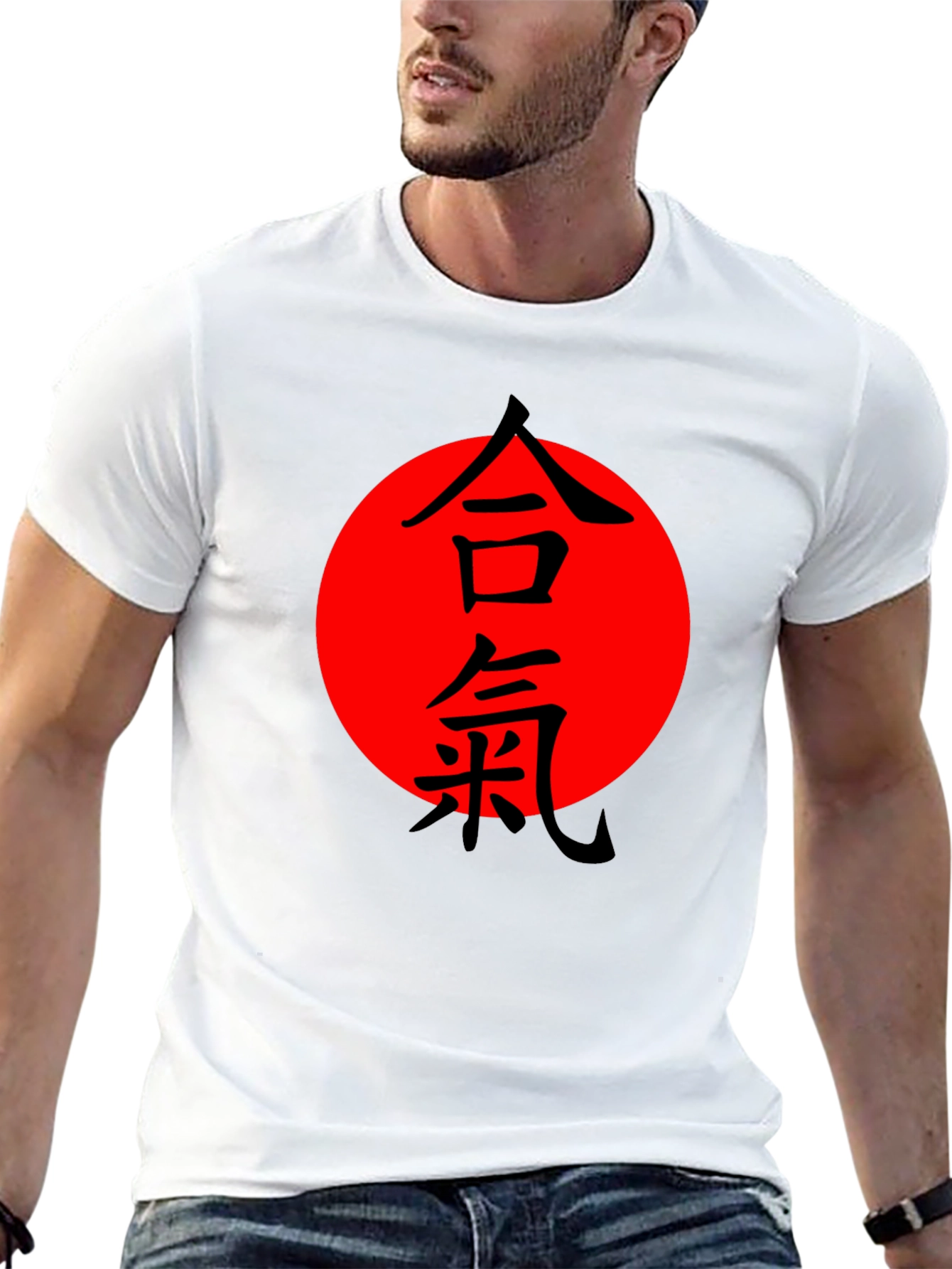 Aikido Kanji Graphic T-Shirt - Black