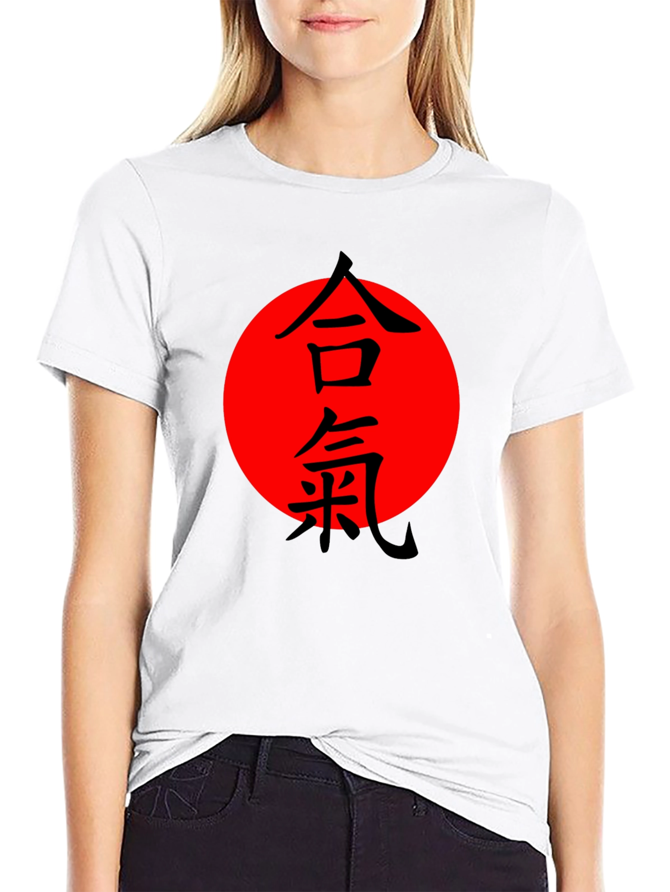 Aikido Kanji Graphic T-Shirt - Black