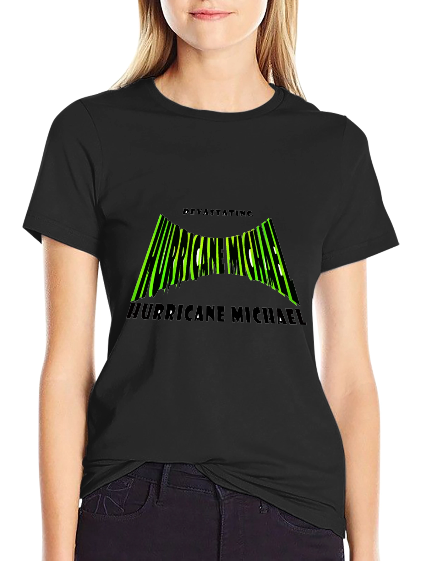 Hurricane Michael Tee - Black Graphic T-Shirt