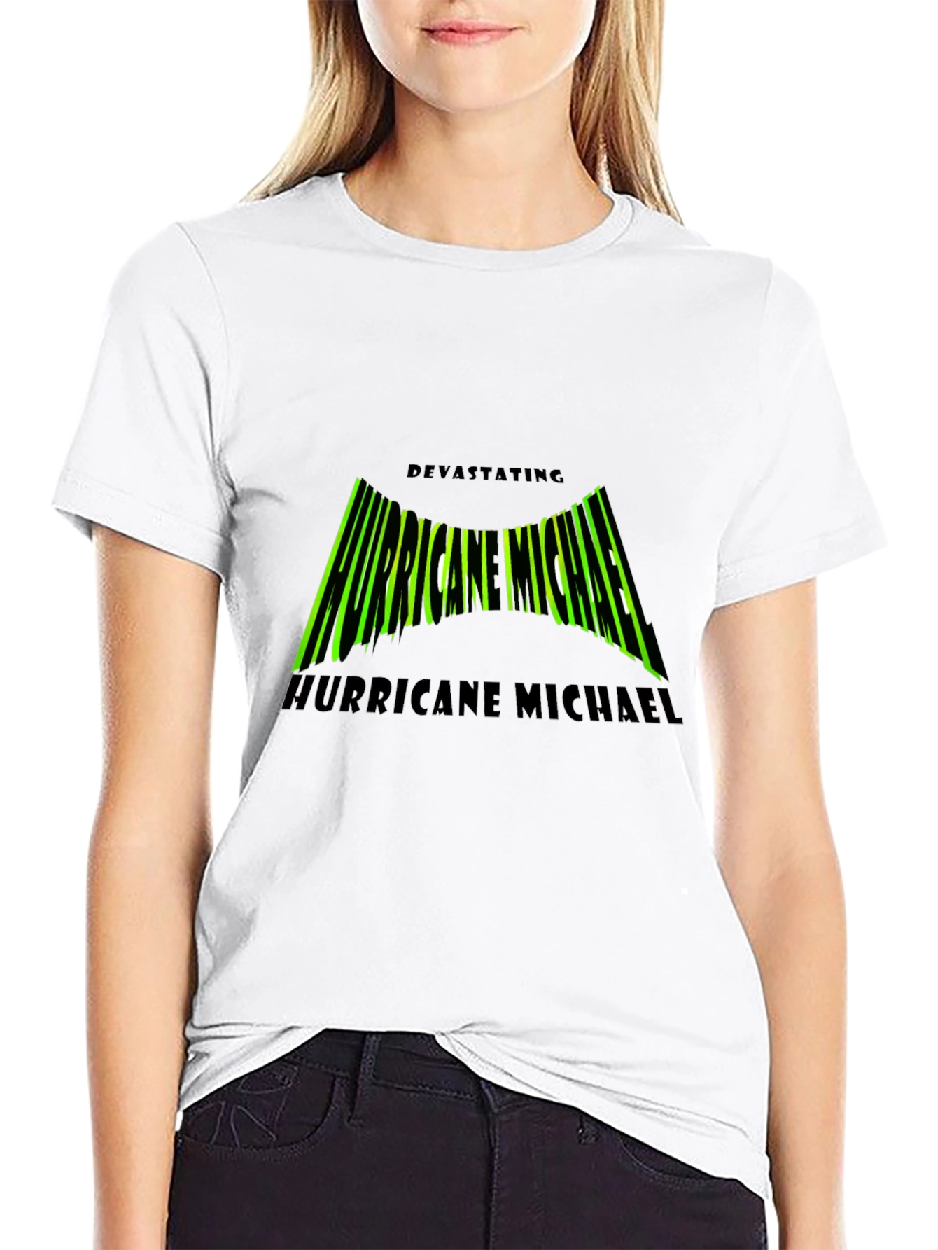 Hurricane Michael Tee - Black Graphic T-Shirt