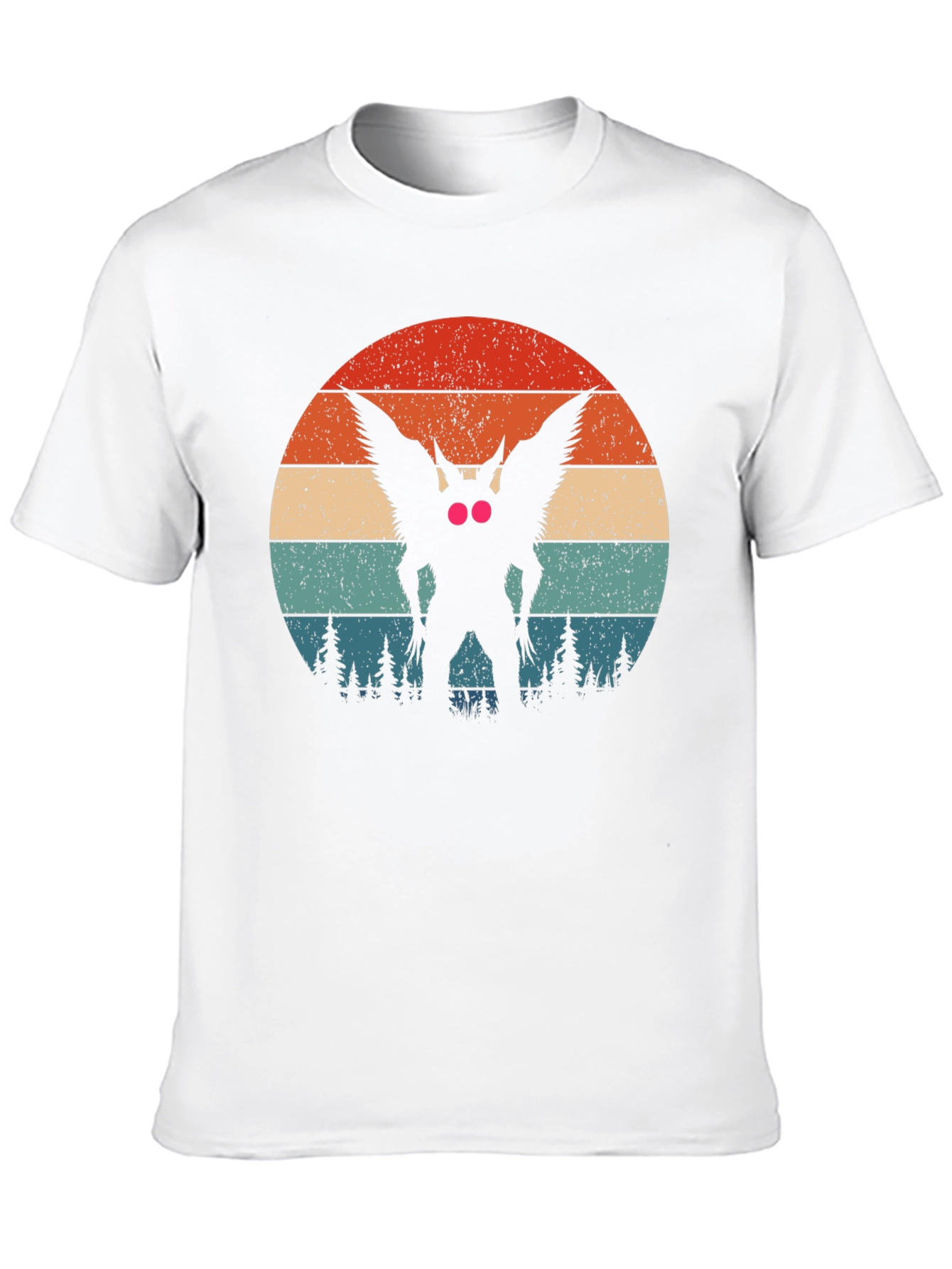 Mothman Retro Sunset T-Shirt