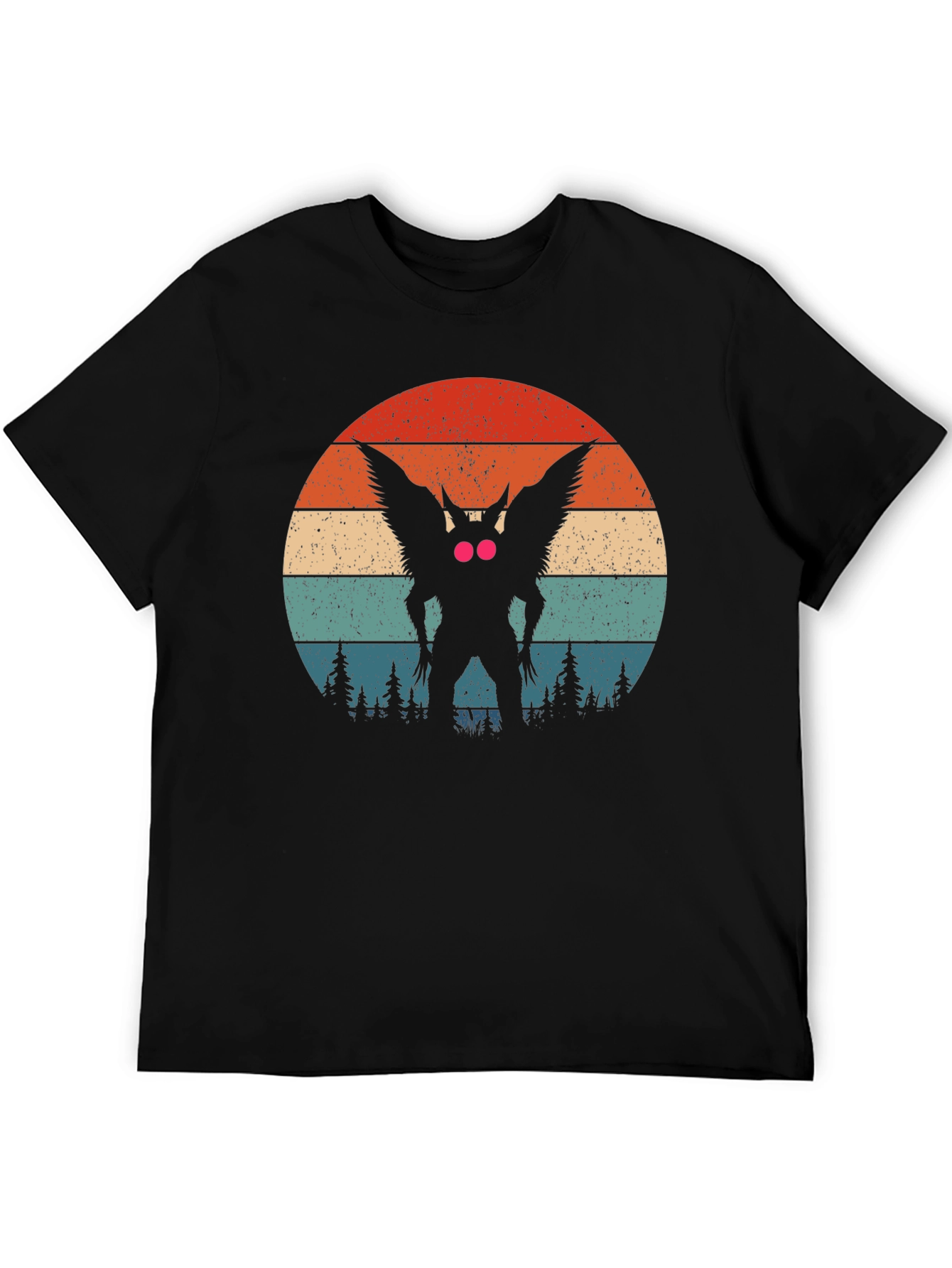 Mothman Retro Sunset T-Shirt
