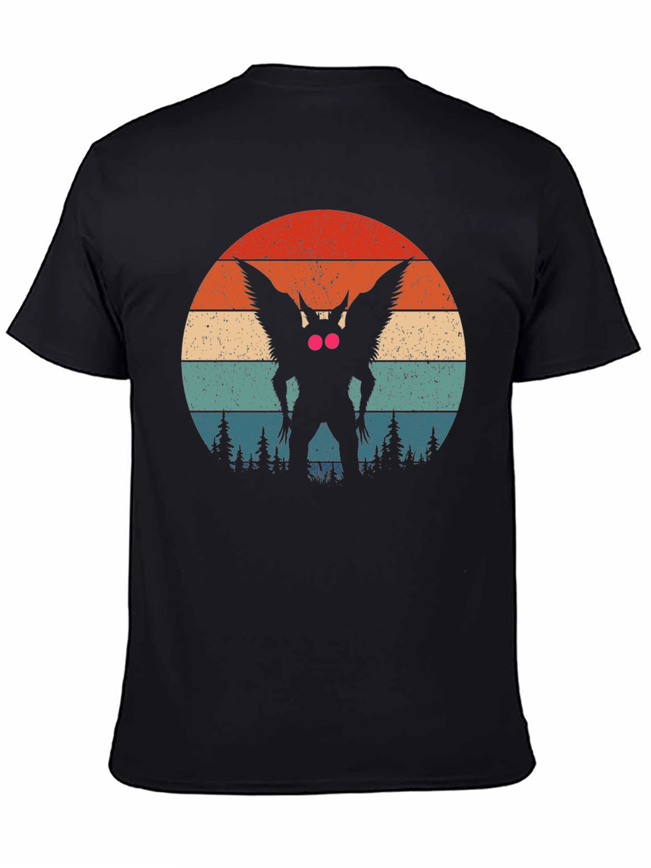 Mothman Retro Sunset T-Shirt
