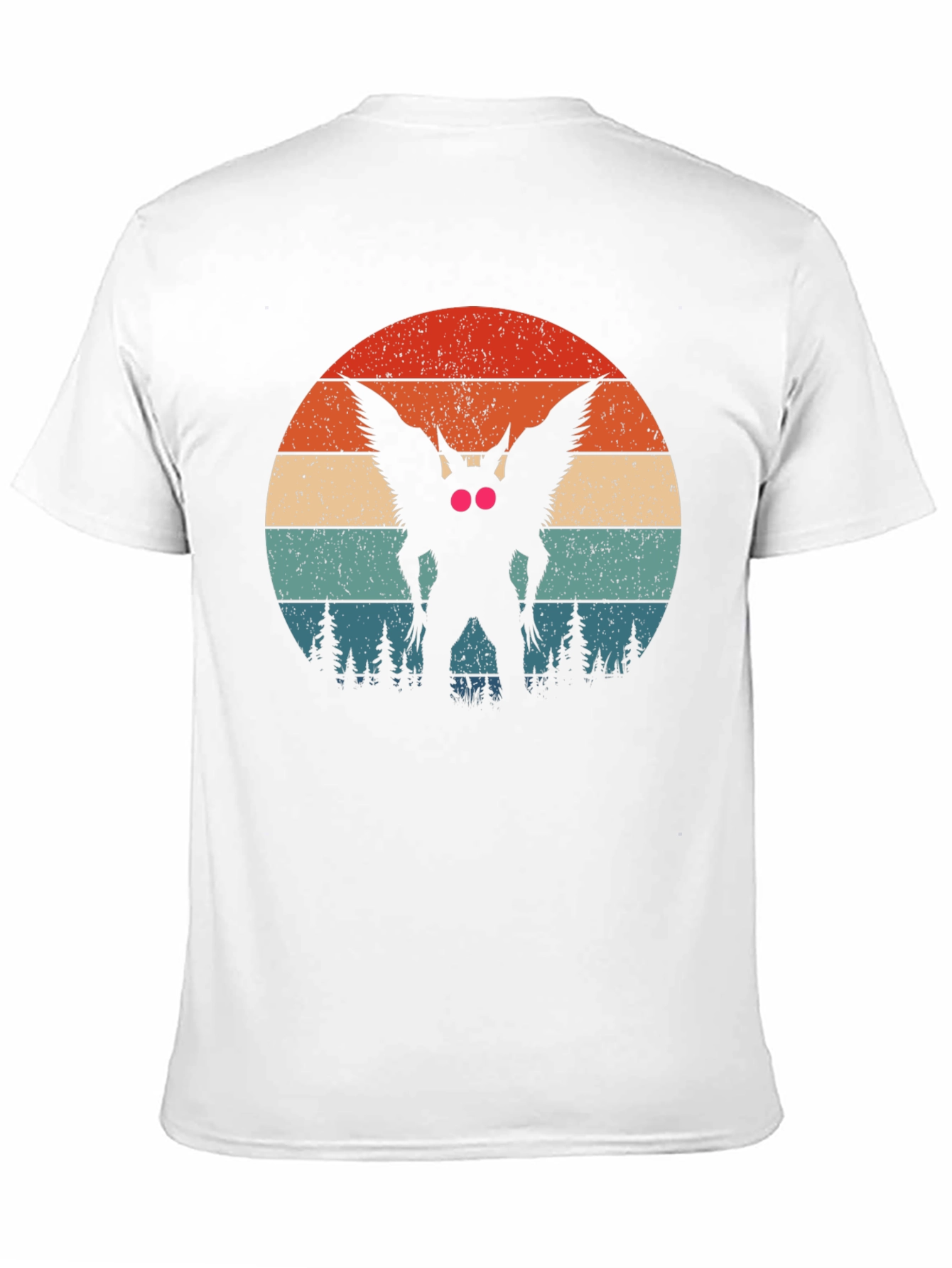 Mothman Retro Sunset T-Shirt