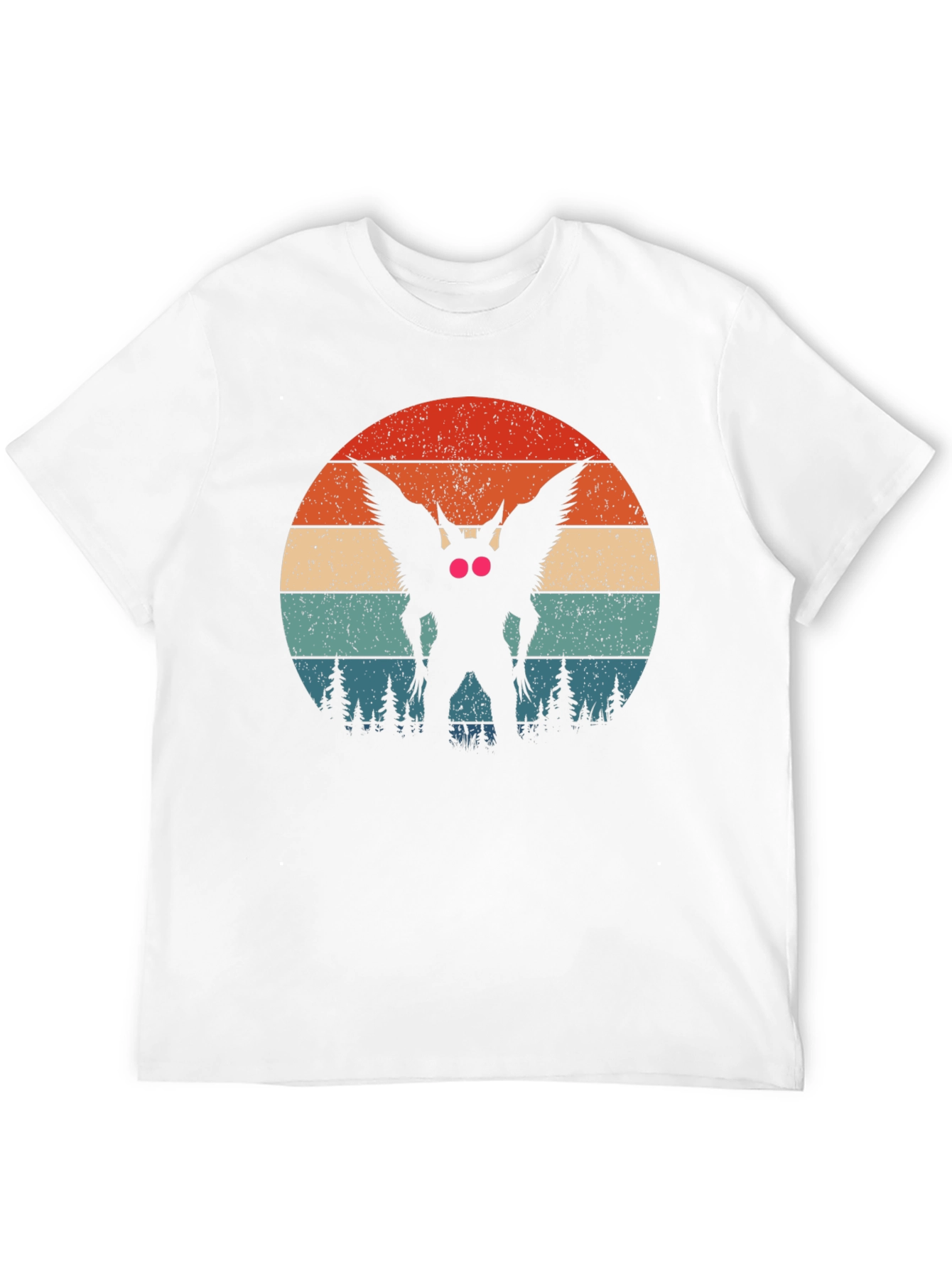 Mothman Retro Sunset T-Shirt