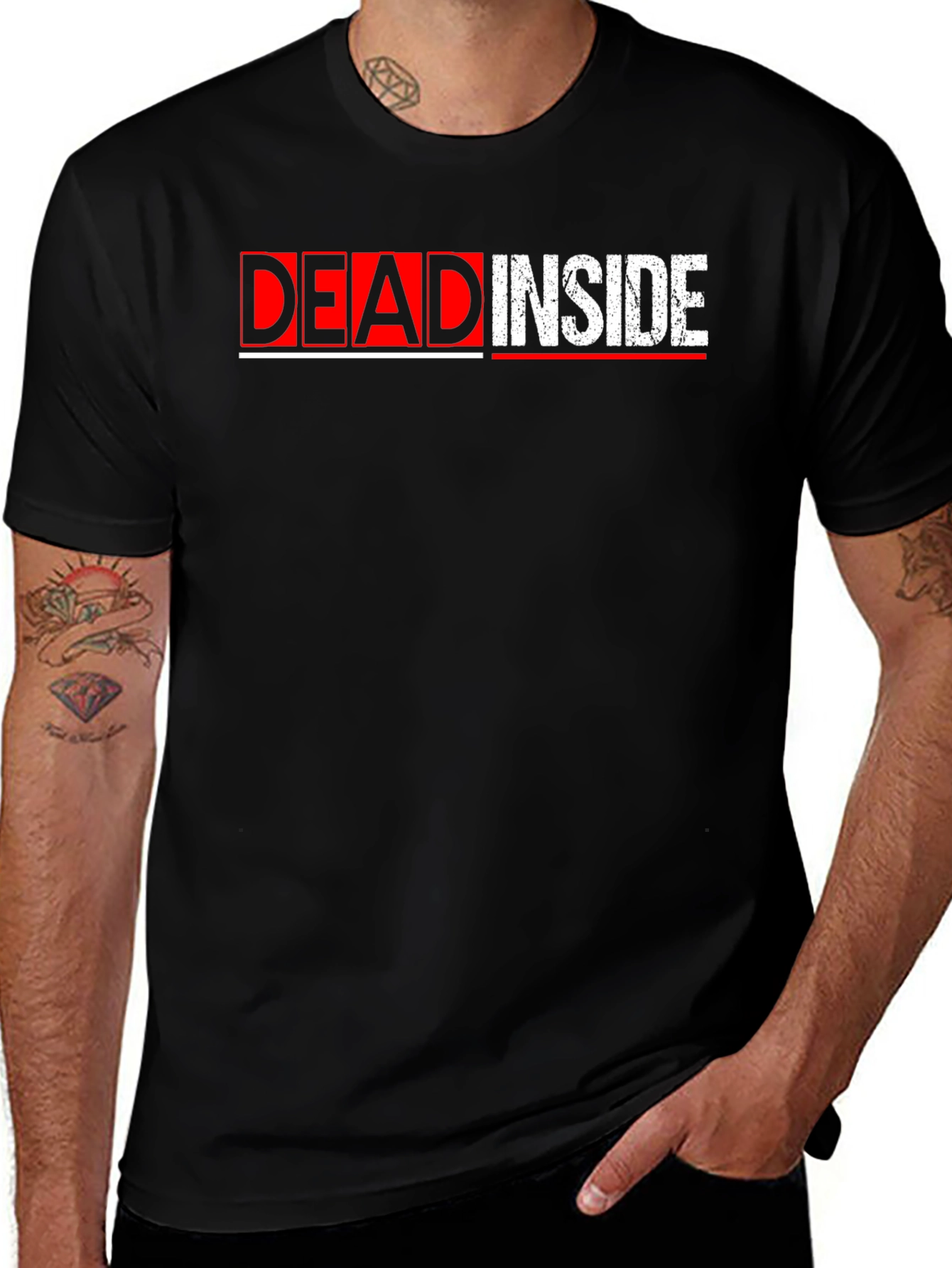Dead Inside Graphic Tee - Black