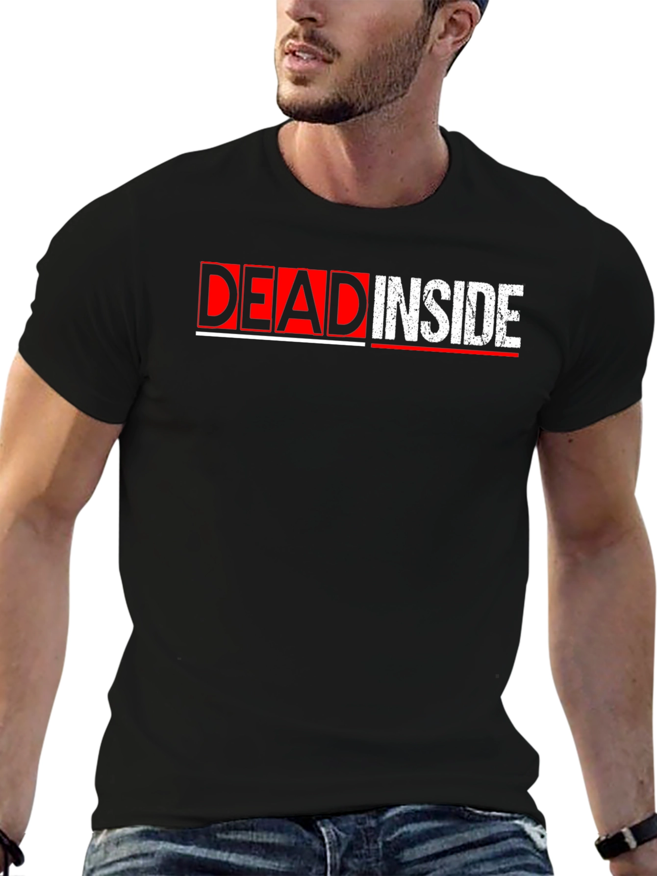 Dead Inside Graphic Tee - Black