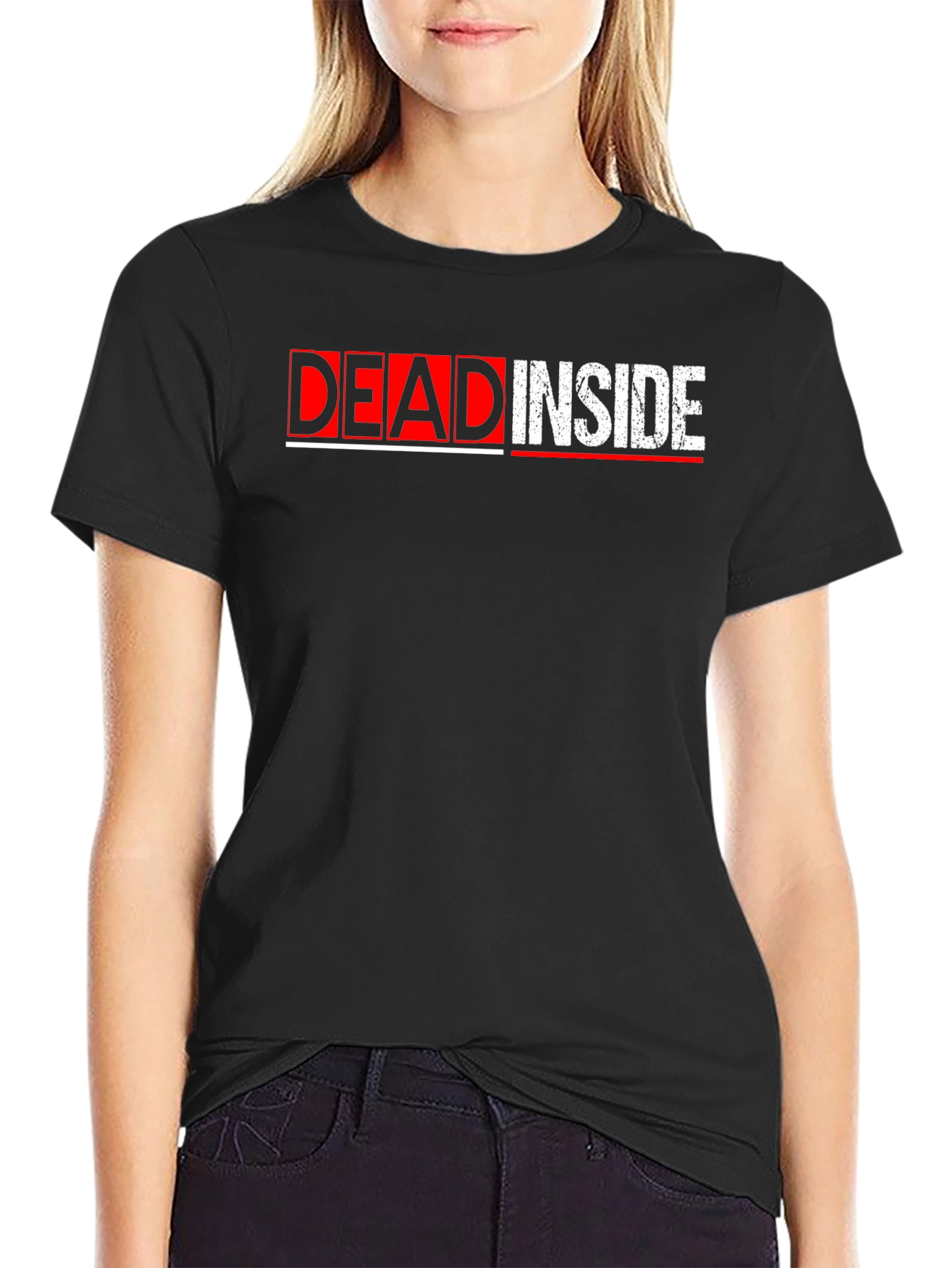 Dead Inside Graphic Tee - Black