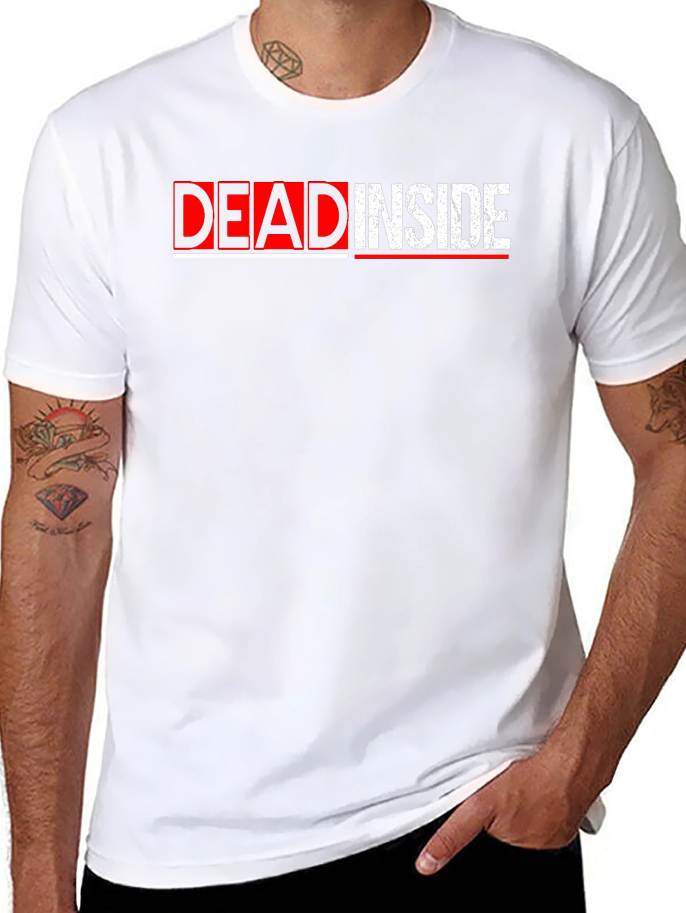 Dead Inside Graphic Tee - Black