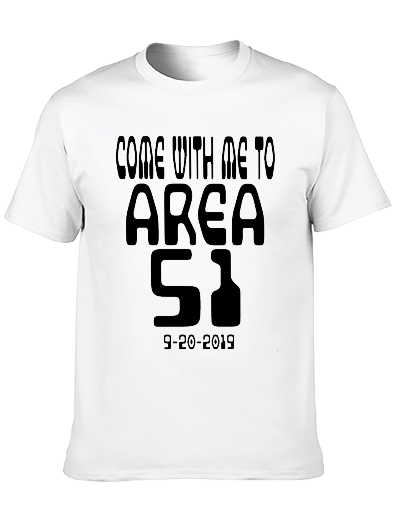 Area 51 Black Graphic Tee