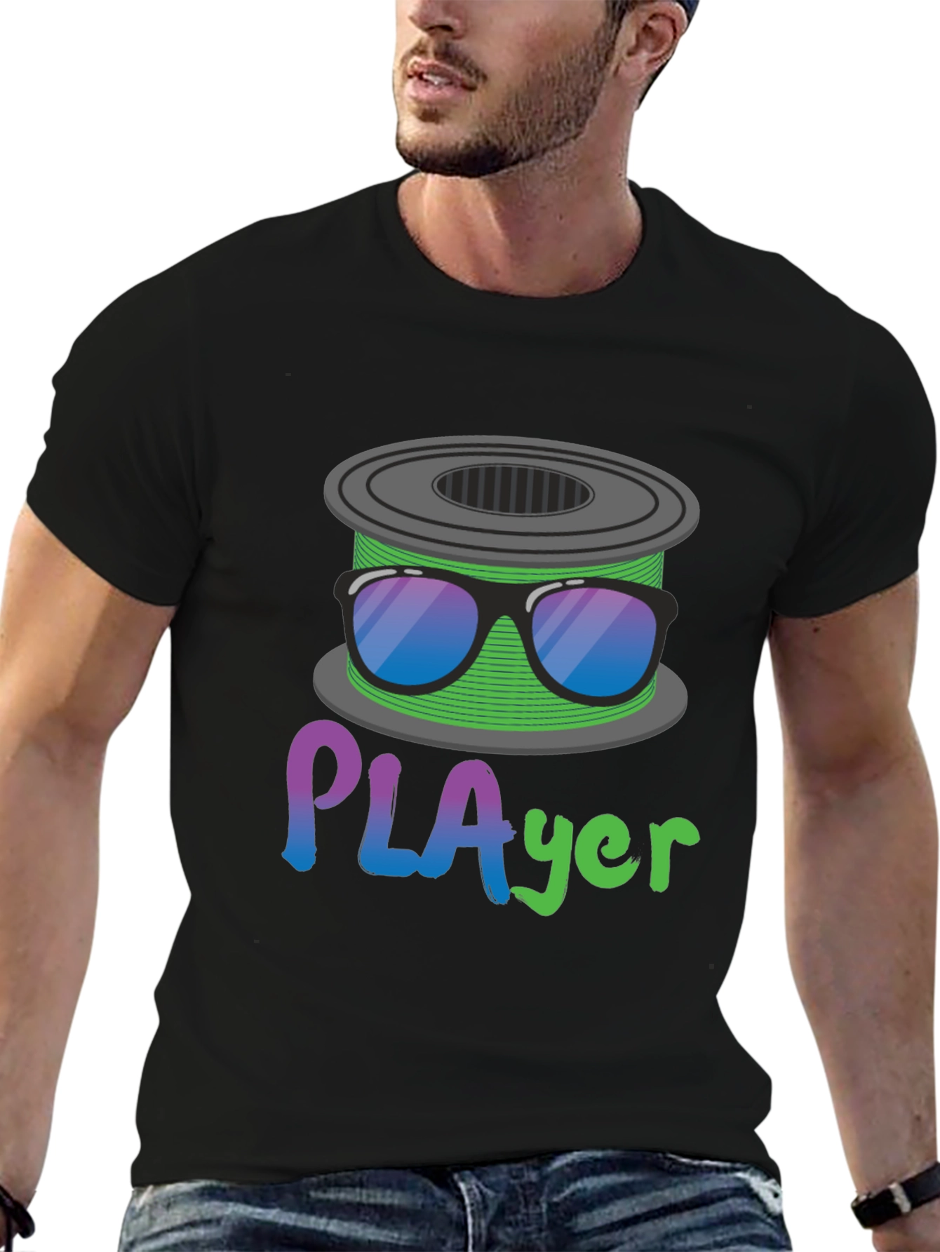 PLAyer T-Shirt - 3D Printing Filament Humor Tee