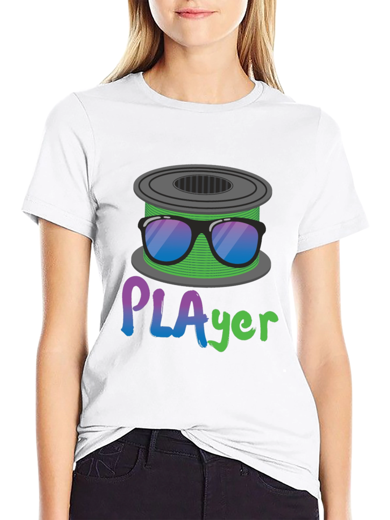 PLAyer T-Shirt - 3D Printing Filament Humor Tee