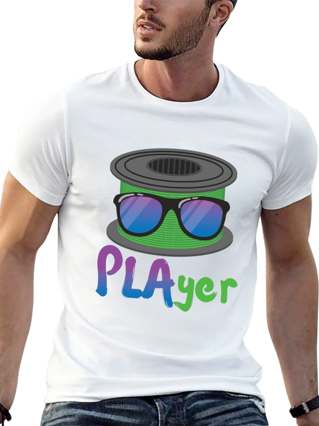 PLAyer T-Shirt - 3D Printing Filament Humor Tee
