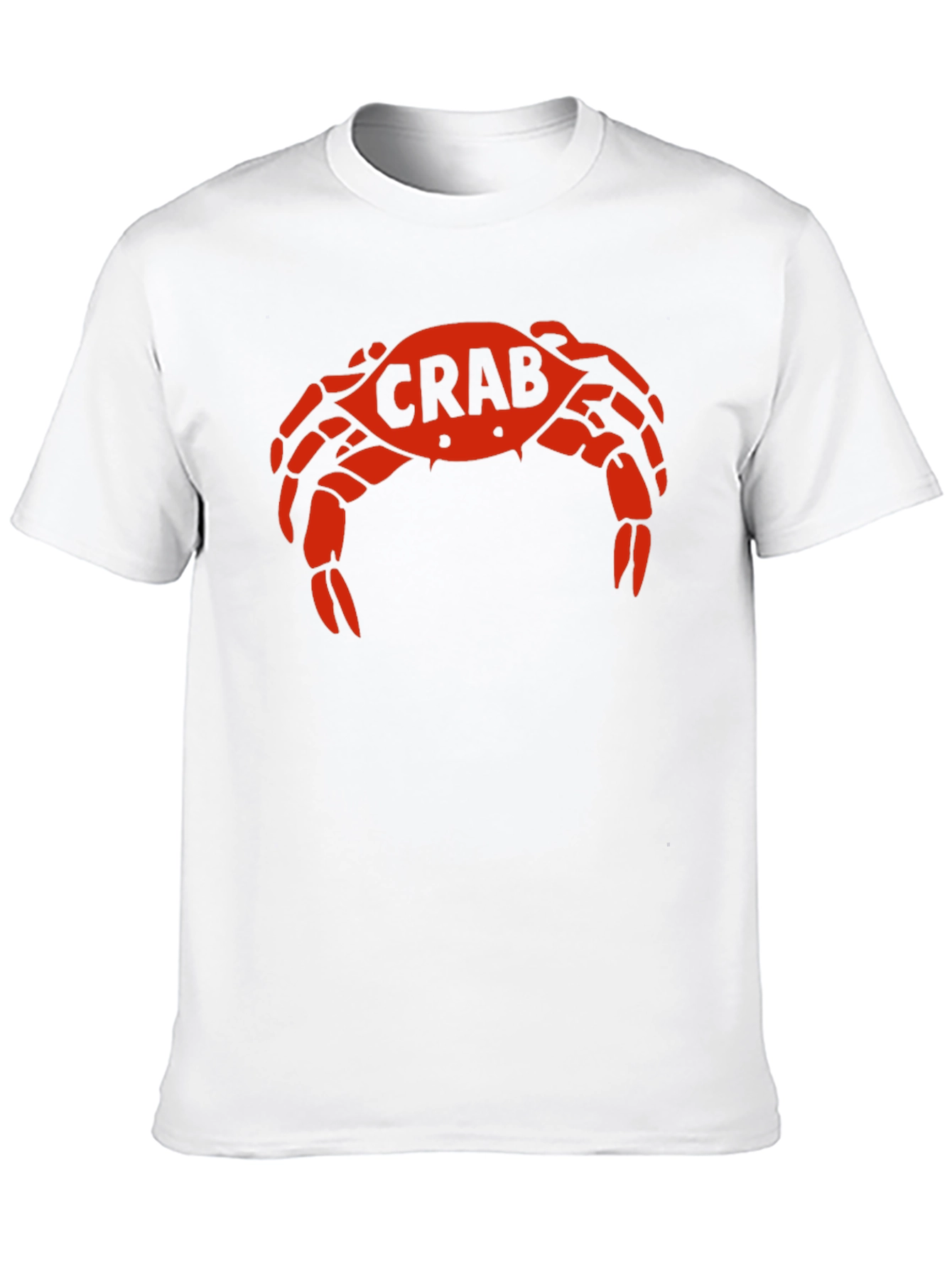 Crab Graphic Tee - Bold Red Design on Black