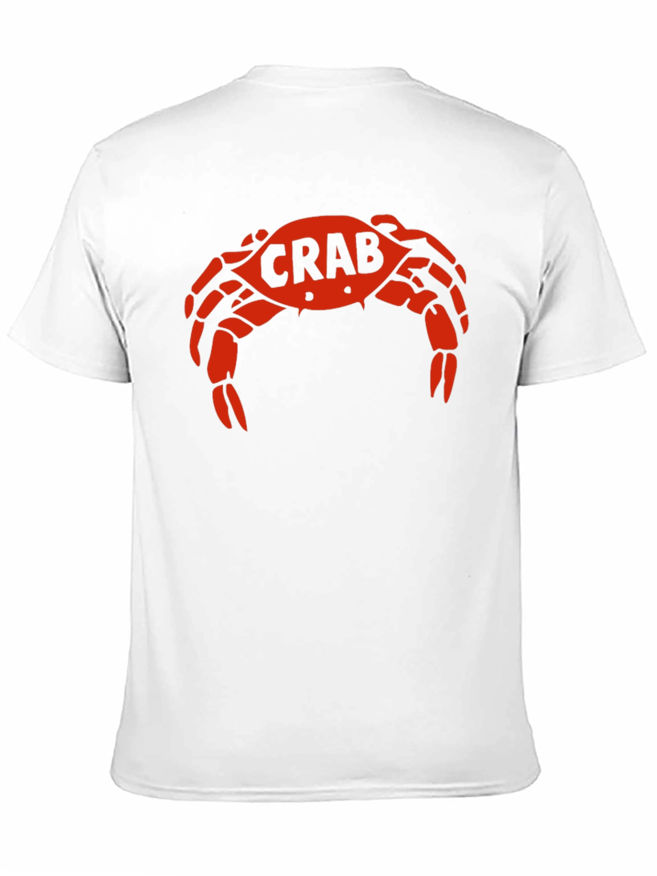 Crab Graphic Tee - Bold Red Design on Black