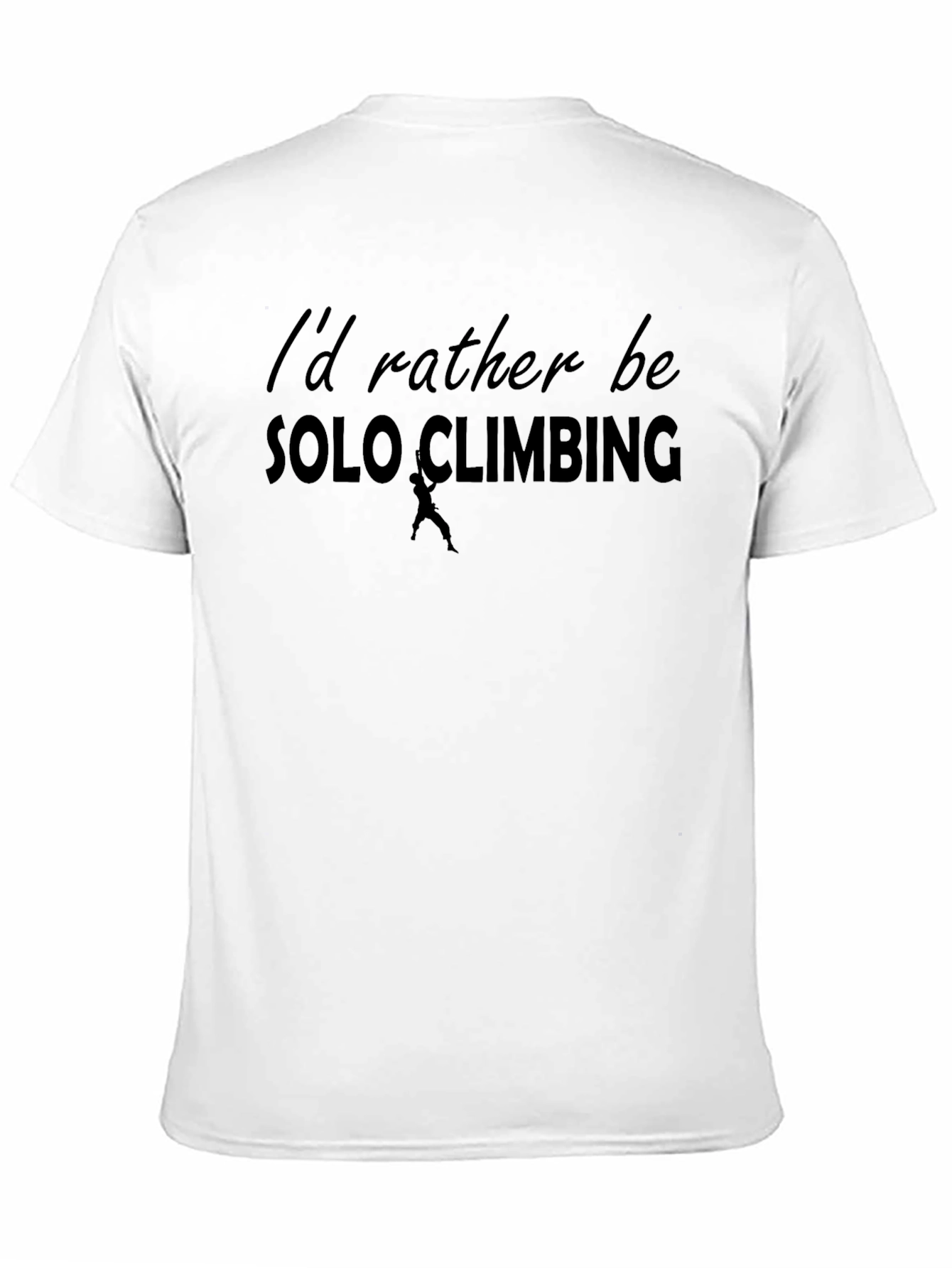 Solo Climbing T-Shirt - Adventure Awaits!
