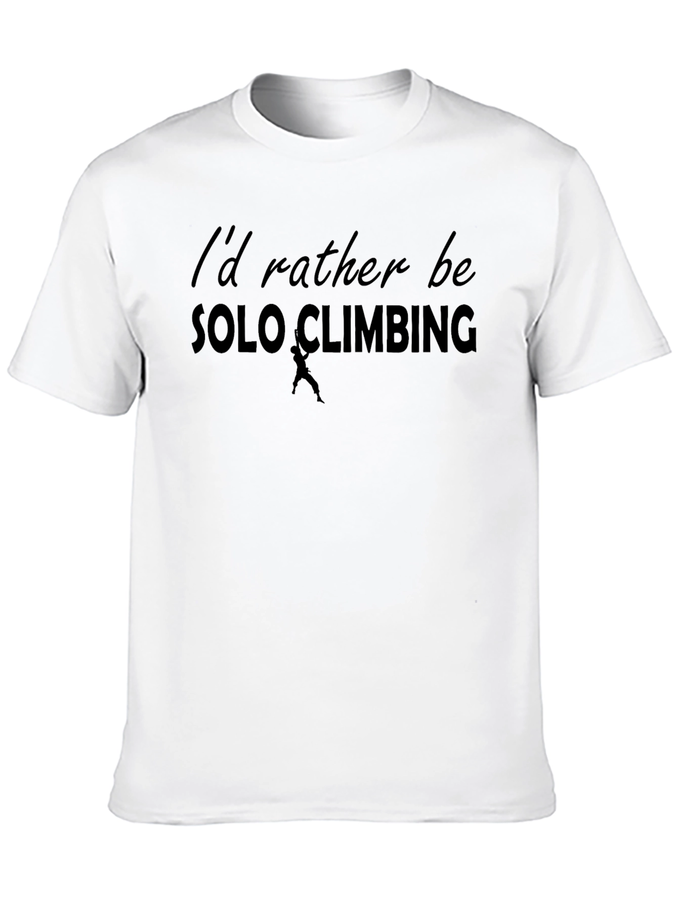 Solo Climbing T-Shirt - Adventure Awaits!