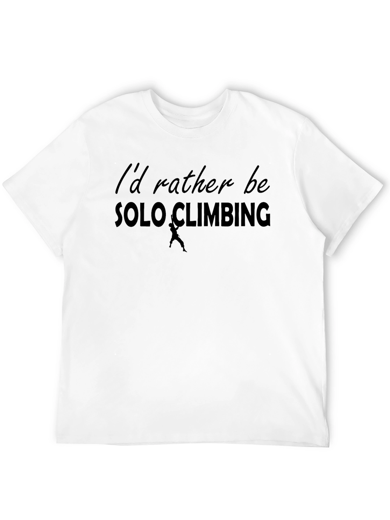 Solo Climbing T-Shirt - Adventure Awaits!