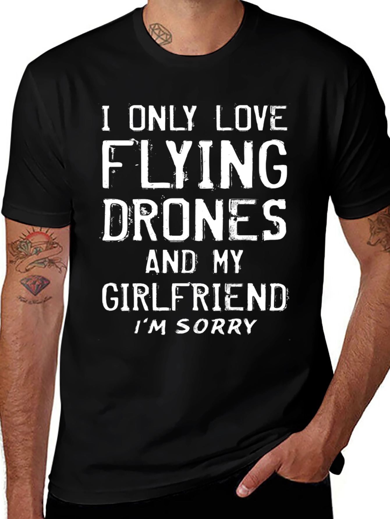 I Only Love Flying Drones T-Shirt
