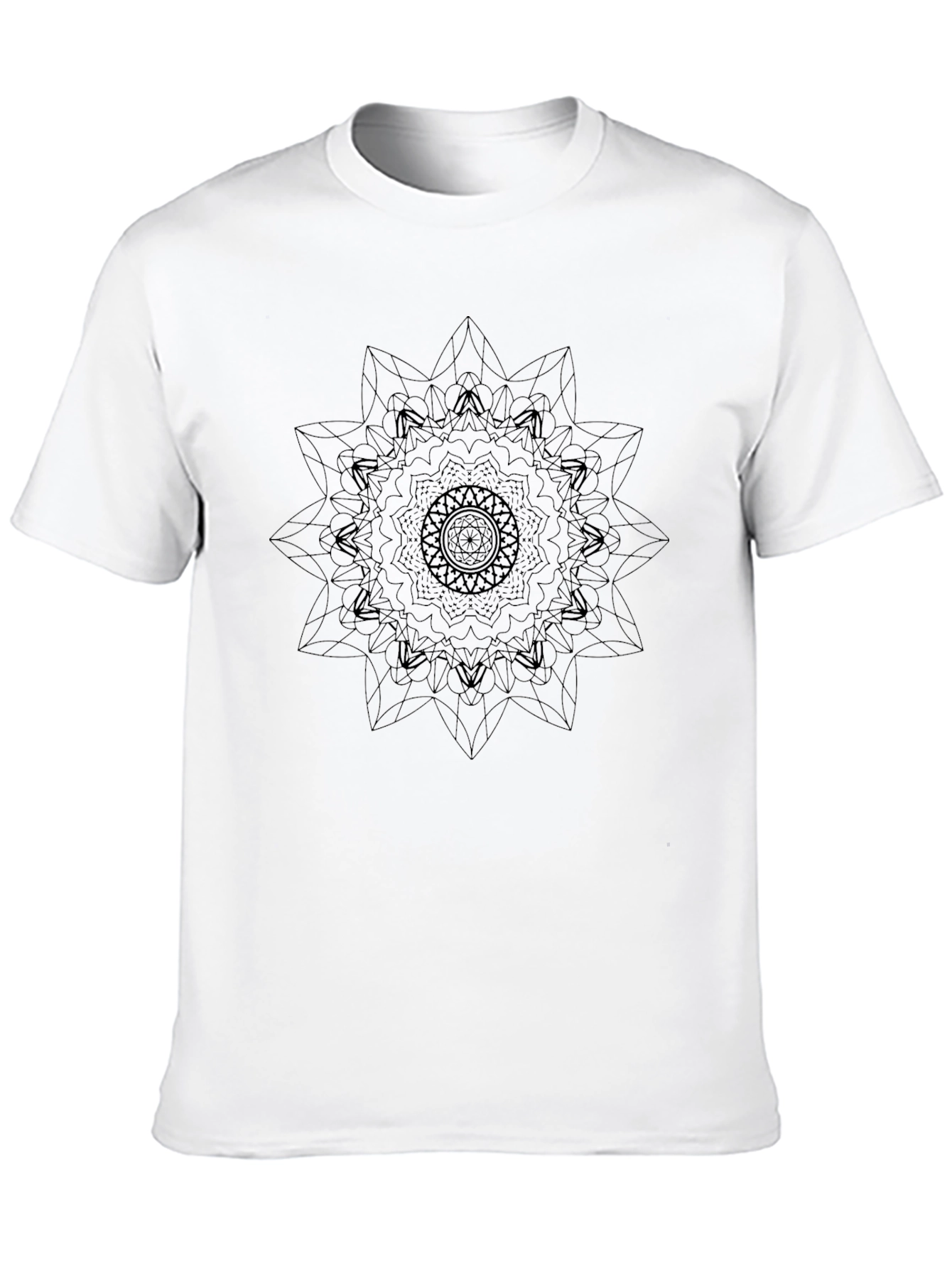 Mandala Graphic Black T-Shirt
