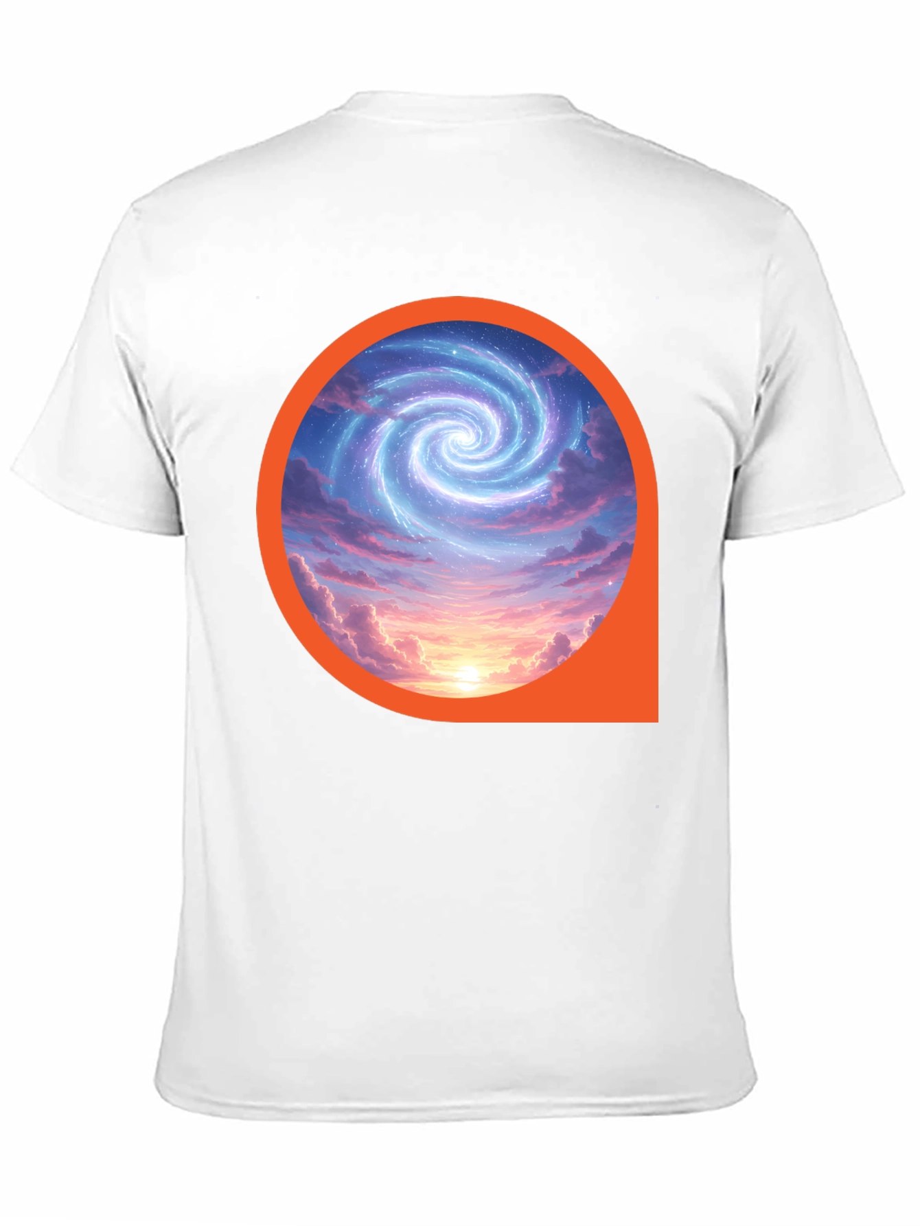 Cosmic Swirl Graphic Tee - Modern Style