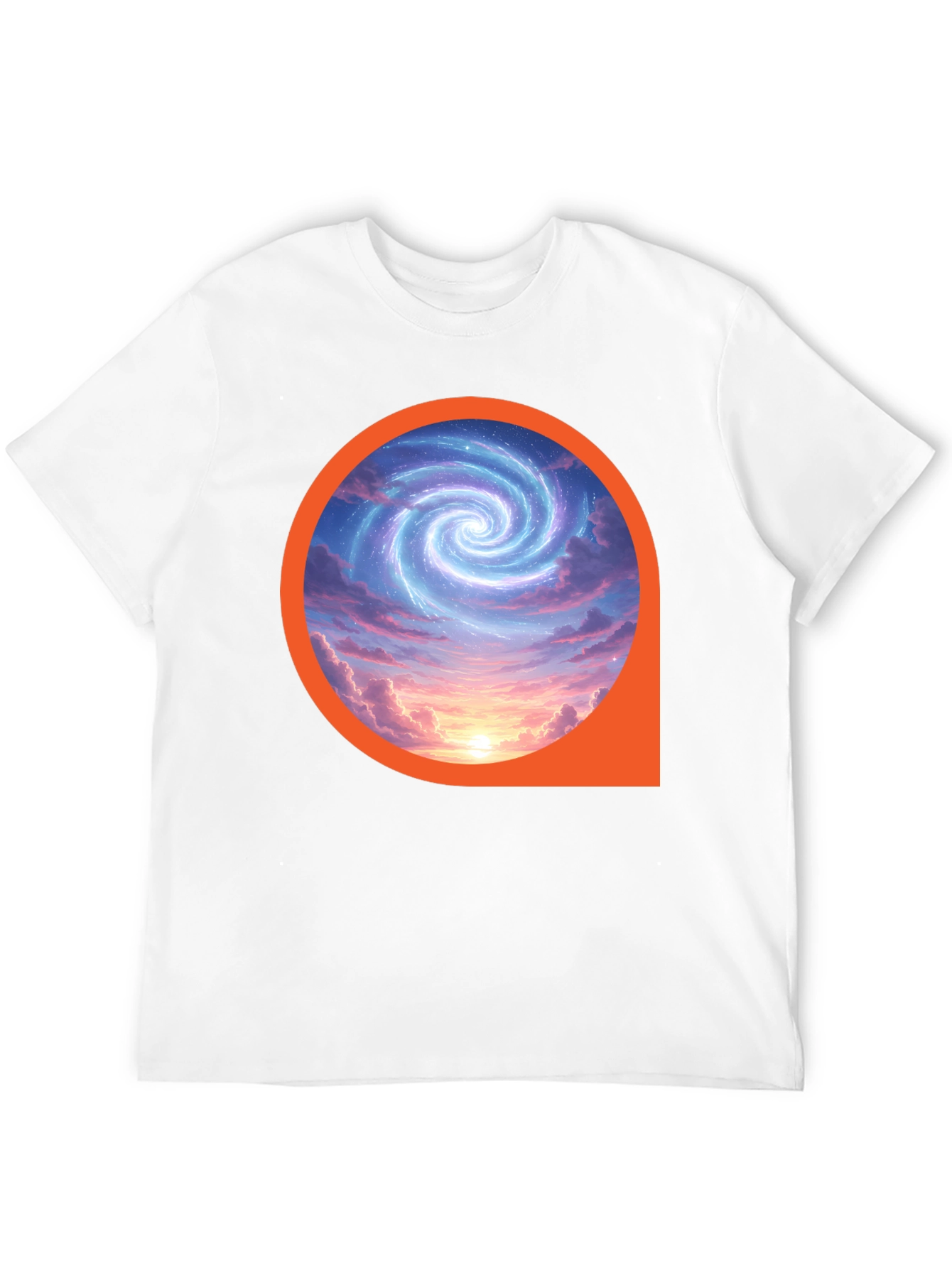 Cosmic Swirl Graphic Tee - Modern Style