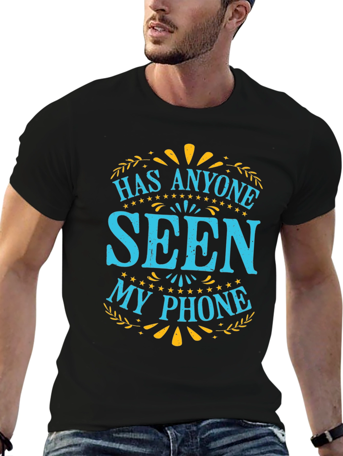 Funny Lost Phone Graphic Tee