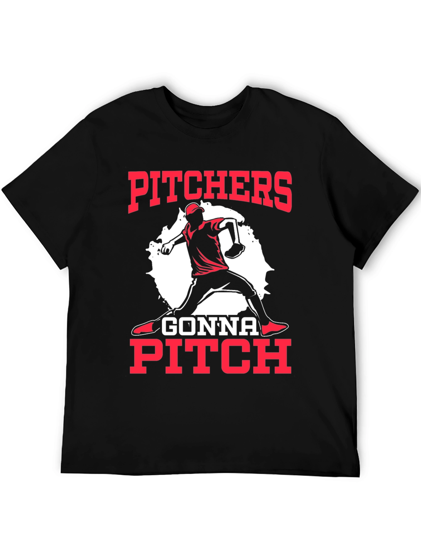 Pitchers Gonna Pitch Baseball T-Shirt