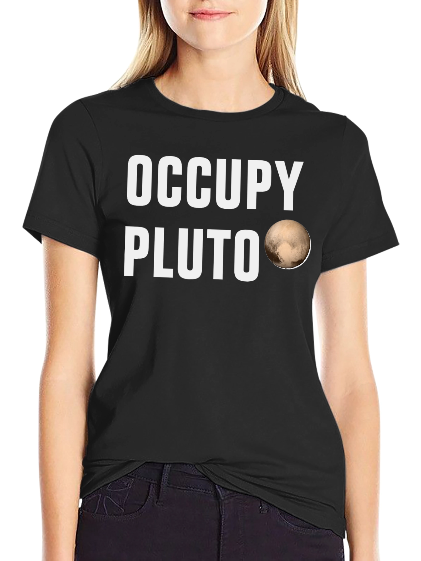 Occupy Pluto T-Shirt Space Lover Tee