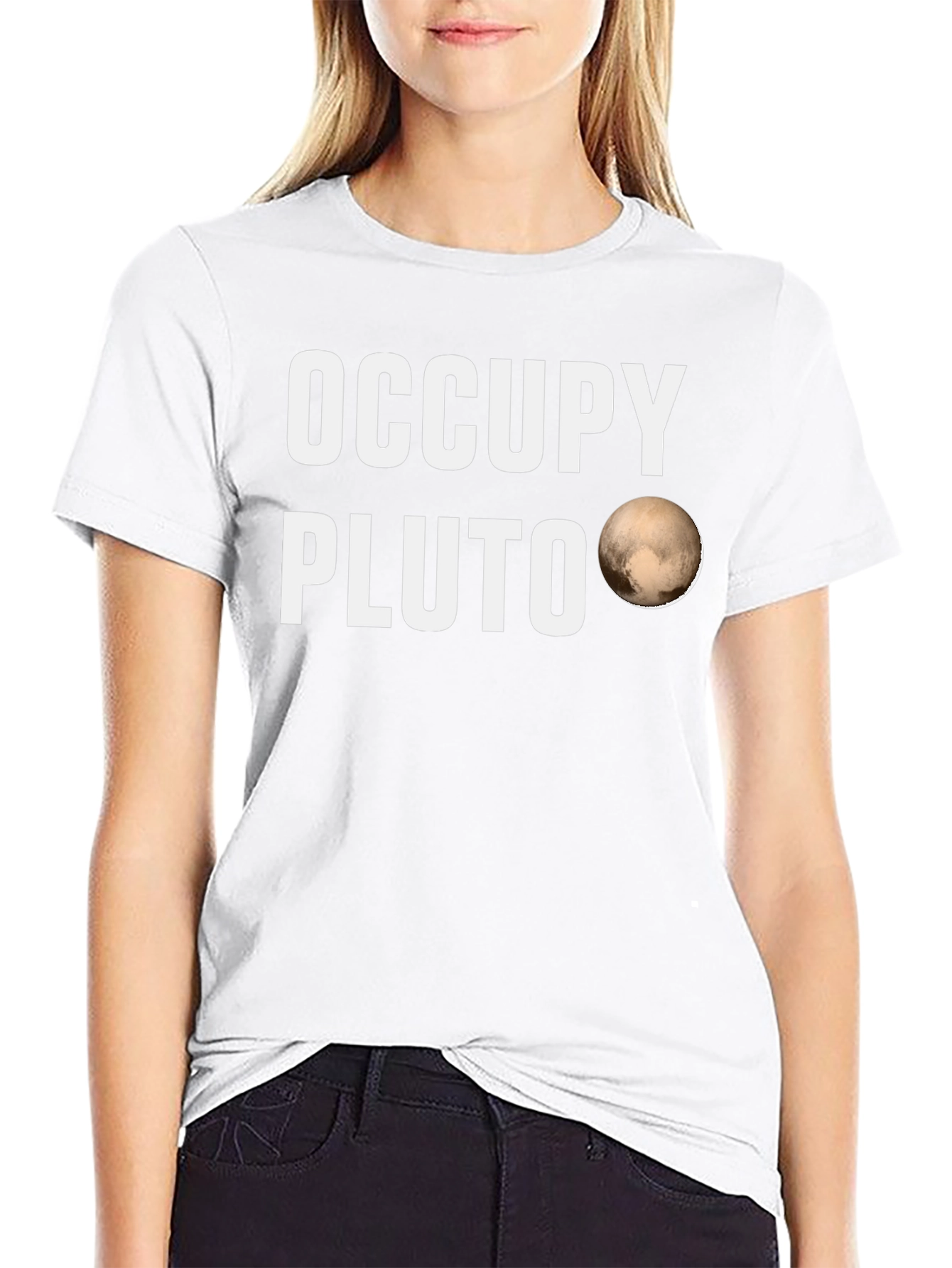 Occupy Pluto T-Shirt Space Lover Tee